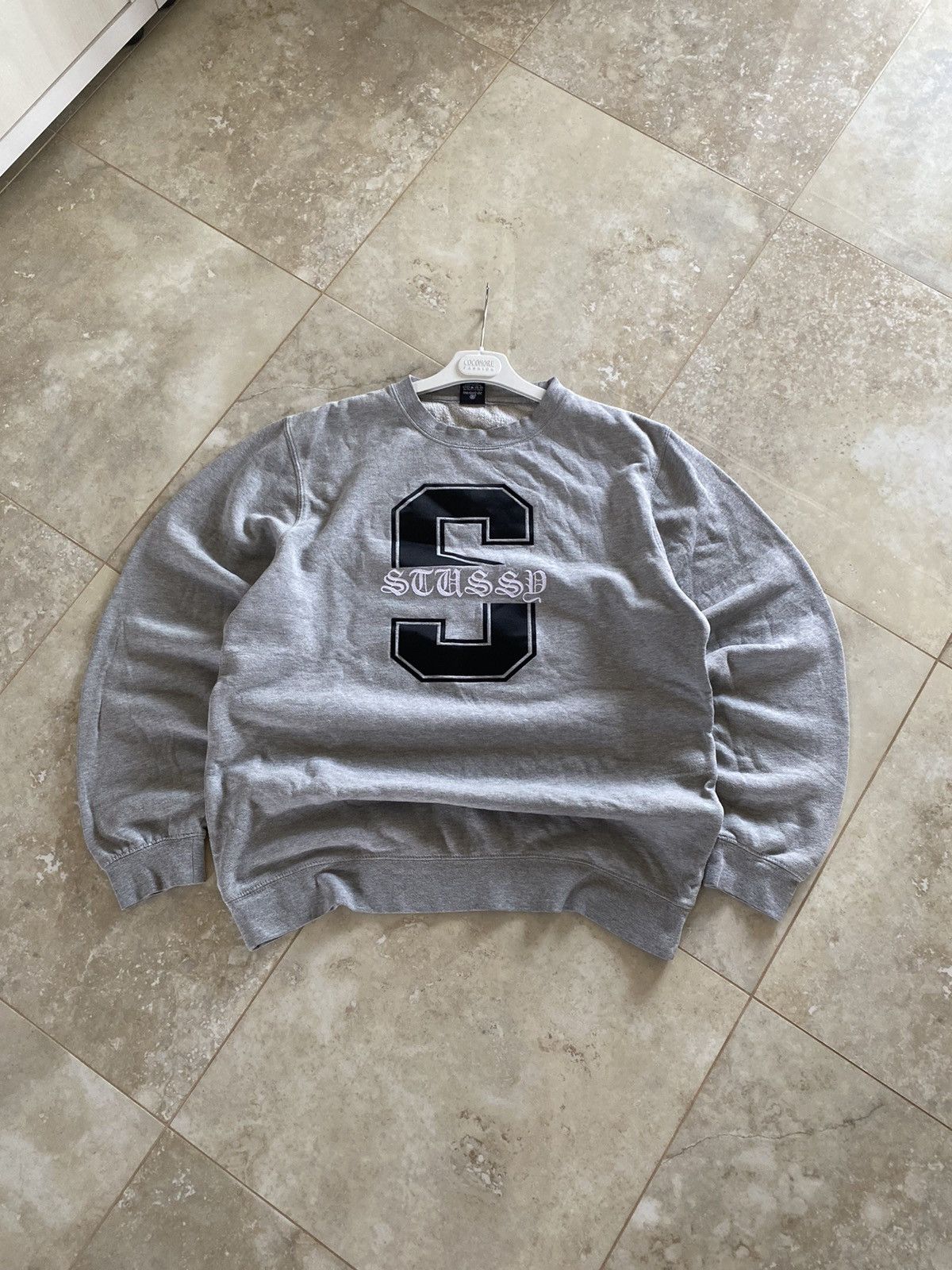 Stussy Vintage Stussy Baggy Sweatshirt Big Logo Y2K OG Logo Drip #S Size US XL / EU 56 / 4 - 2 Thumbnail