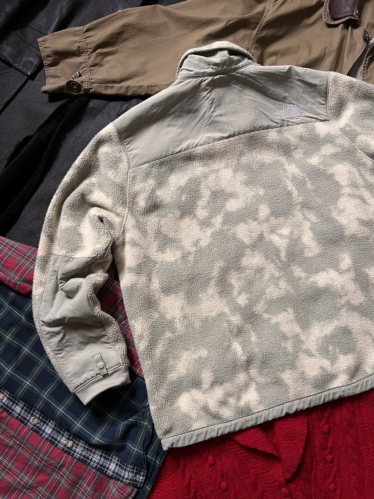 The North Face The North Face Denali 2 Gravel Retro Dye Print Fleece Jacket Size XL / US 12-14 / IT 48-50 - 9 Thumbnail