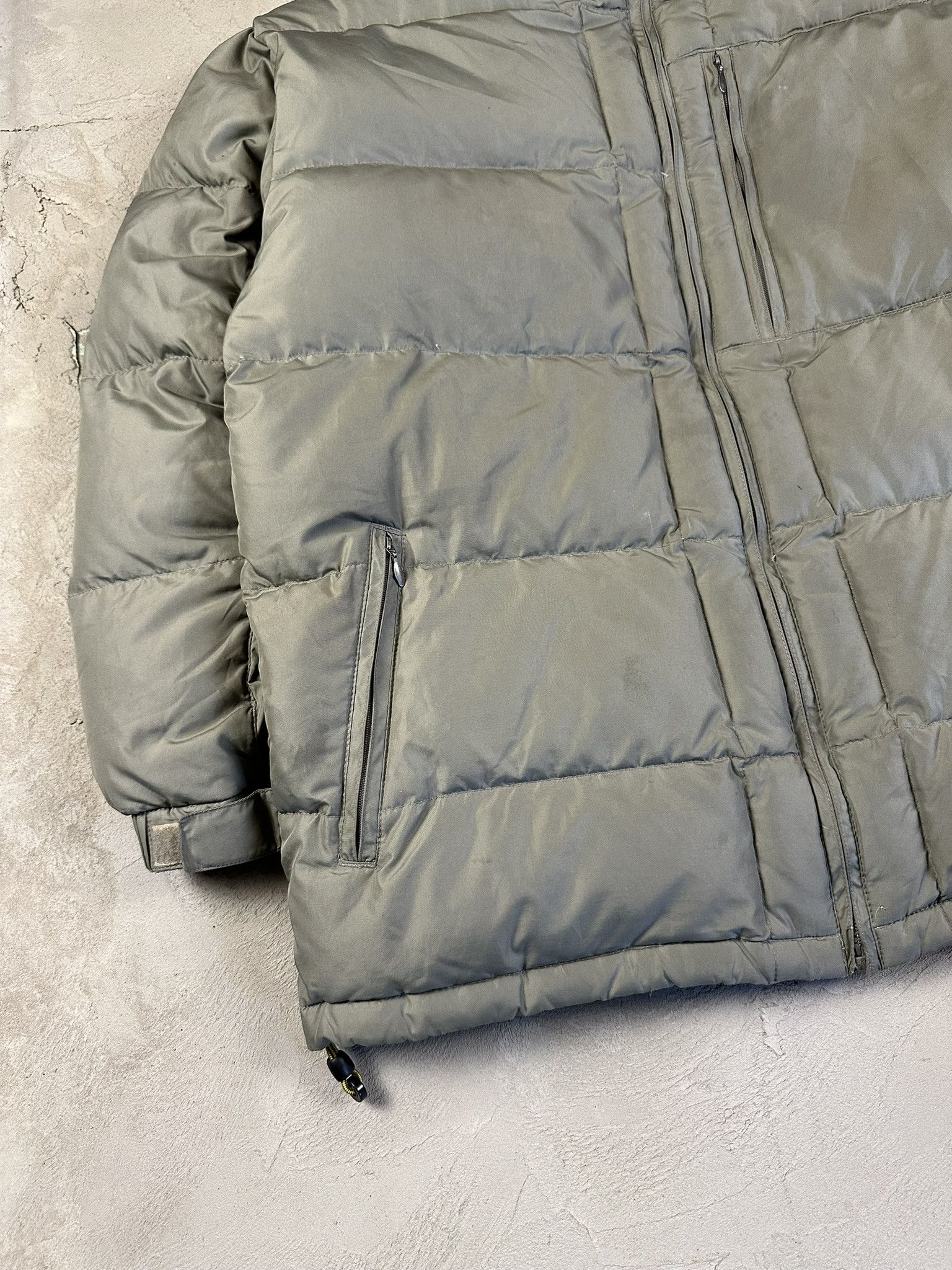 Nike 00s Khaki Nike Down Puffer Boxy Vintage Jacket Size US XL / EU 56 / 4 - 4 Thumbnail