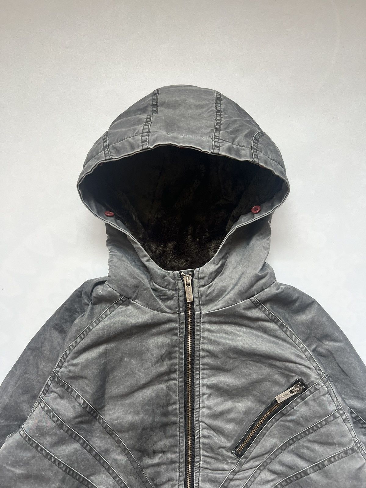 Red Wing Red Wing Racoon Fur Hooded Winter Bomber Size US L / EU 52-54 / 3 - 4 Thumbnail
