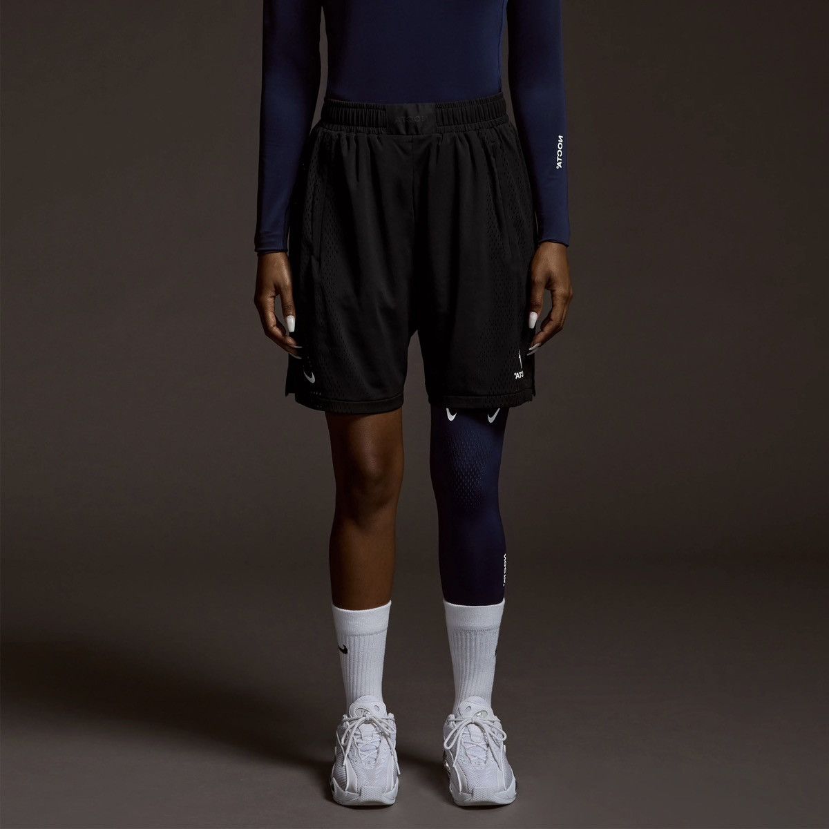 Drake × NOCTA × Nike Nocta x Nike - BLUE Men's SingleLeg Basketball Tight size M Size US 30 / EU 46 - 1 Thumbnail