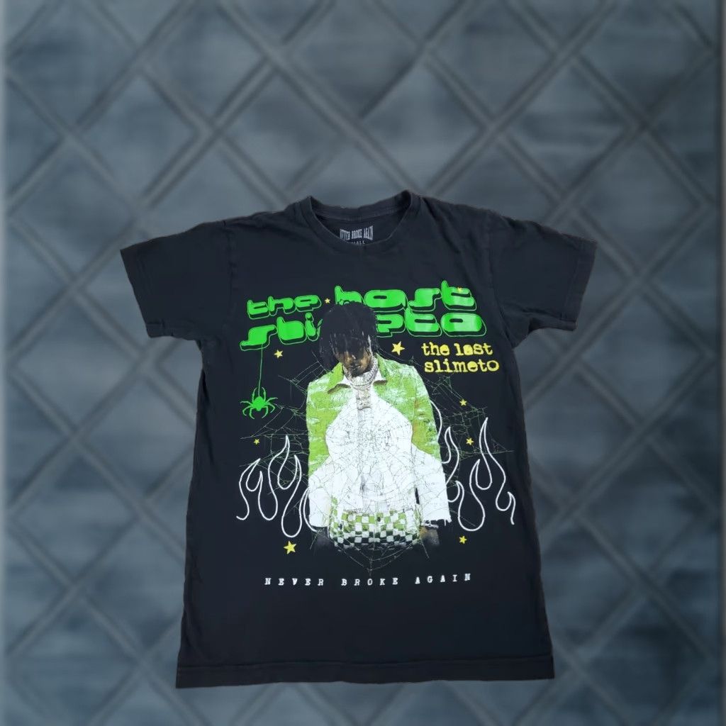 NBA Never Broke Again NBA Youngboy X Spider Worldwide T Shirt Small Men Black Graphic Print Crew Neck Short Sleeve 2010-2019 Vintage No Size US S / EU 44-46 / 1 - 1 Thumbnail