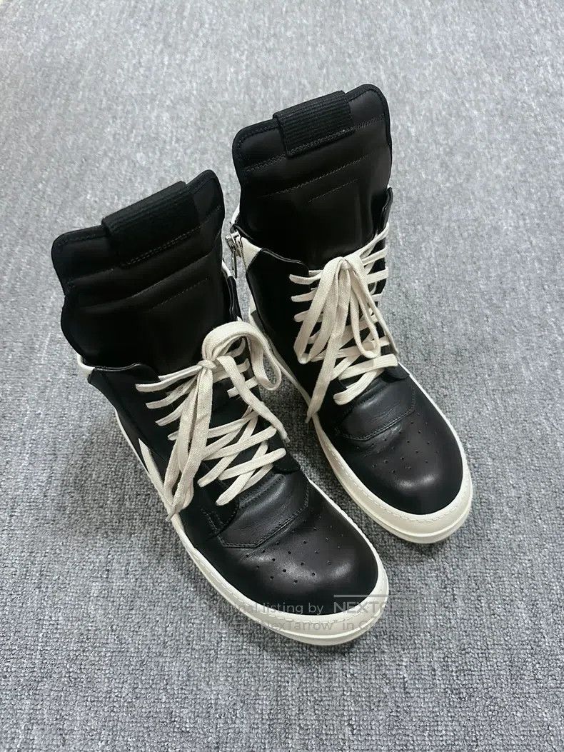 Rick Owens Rick Owens Mainline black and white cowhide inverted trian Size US 6.5 / EU 39-40 - 4 Thumbnail