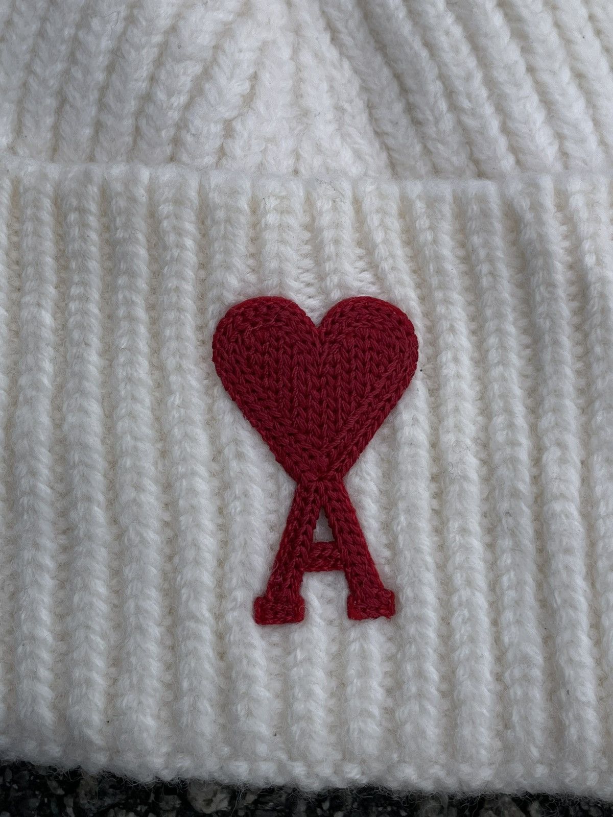 AMI A Heart Logo Beanie Size ONE SIZE - 6 Thumbnail