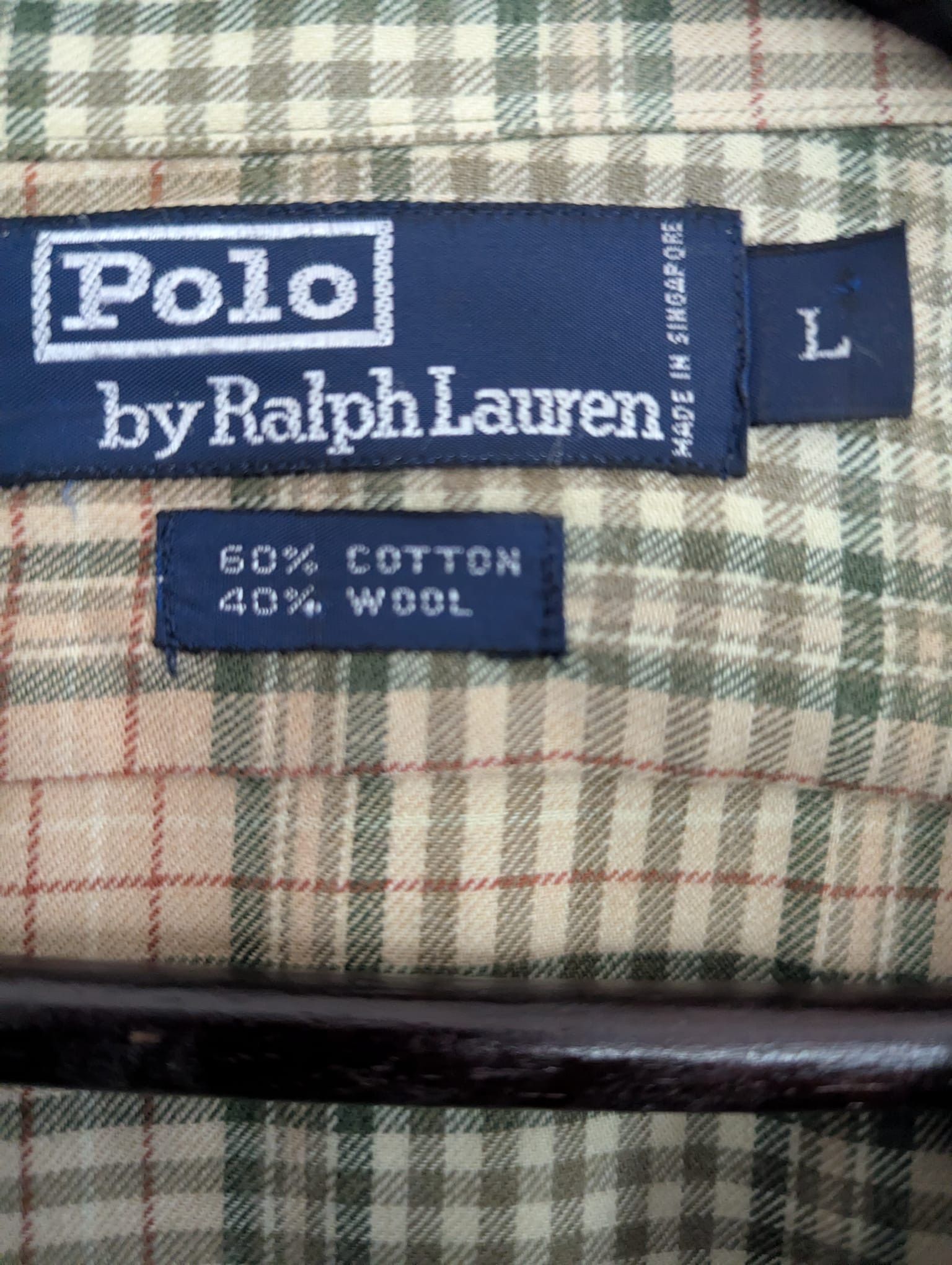 Polo Ralph Lauren Vintage checked shirt Size US L / EU 52-54 / 3 - 4 Thumbnail