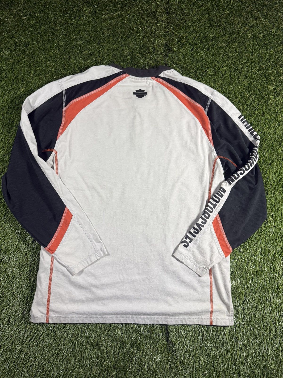 Harley Davidson Vintage Y2k Harley Davidson Spellout Long Sleeve Biker Tee Size US XL / EU 56 / 4 - 4 Thumbnail