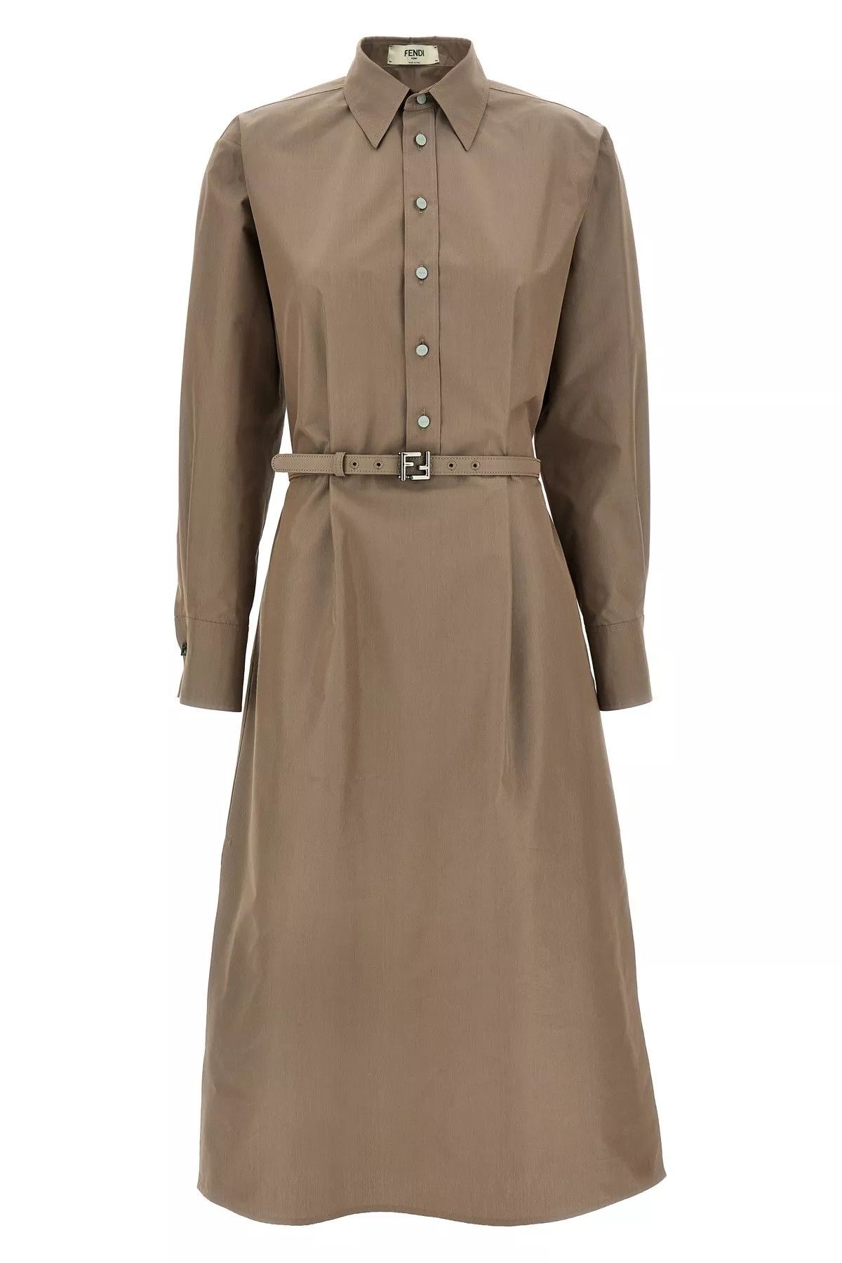 Fendi Chemisier midi dress Size M / US 6-8 / IT 42-44 - 1 Thumbnail
