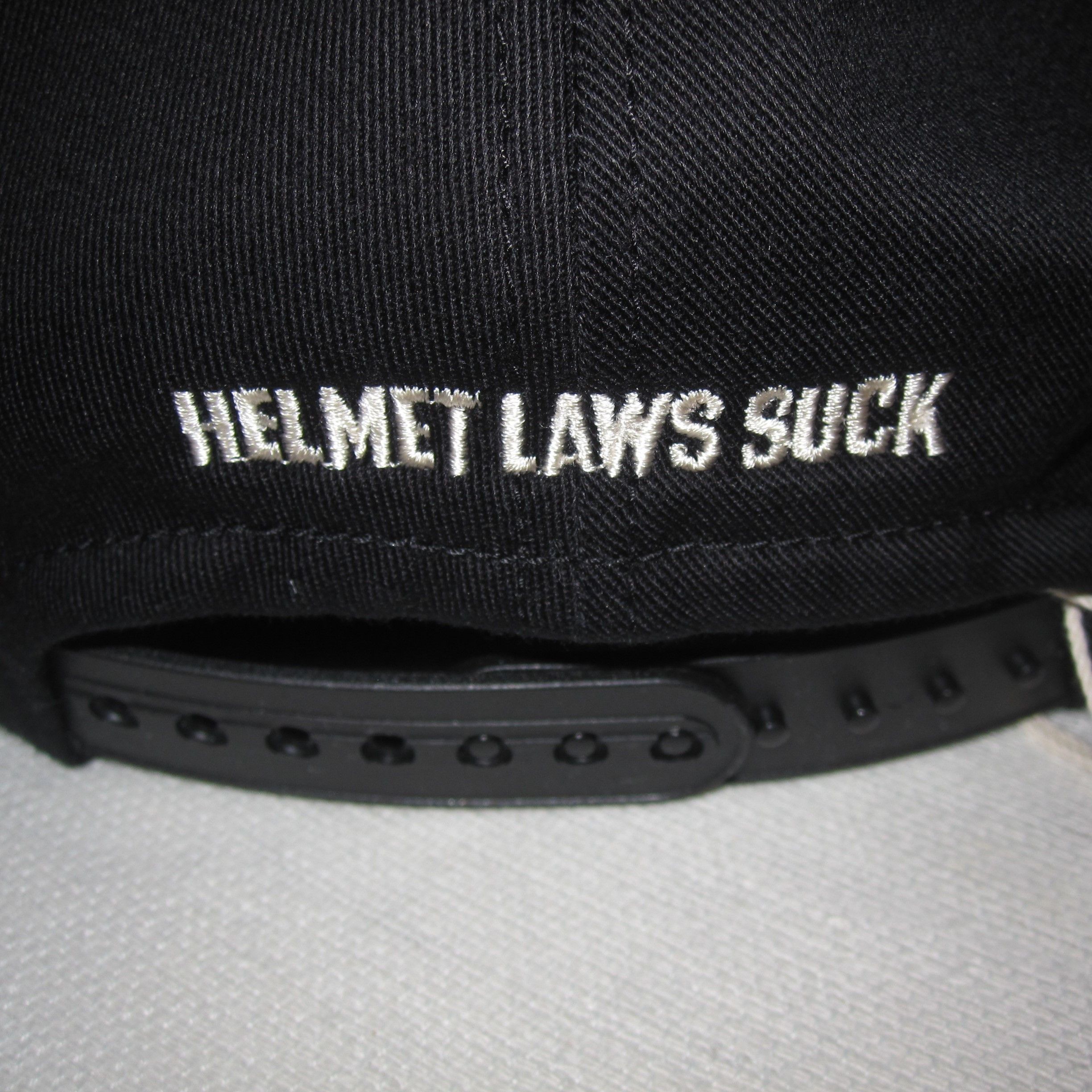 Freewheelers × Japanese Brand Snapback Trucker Cap ”HELMET LAWS SUCK” Size ONE SIZE - 7 Thumbnail