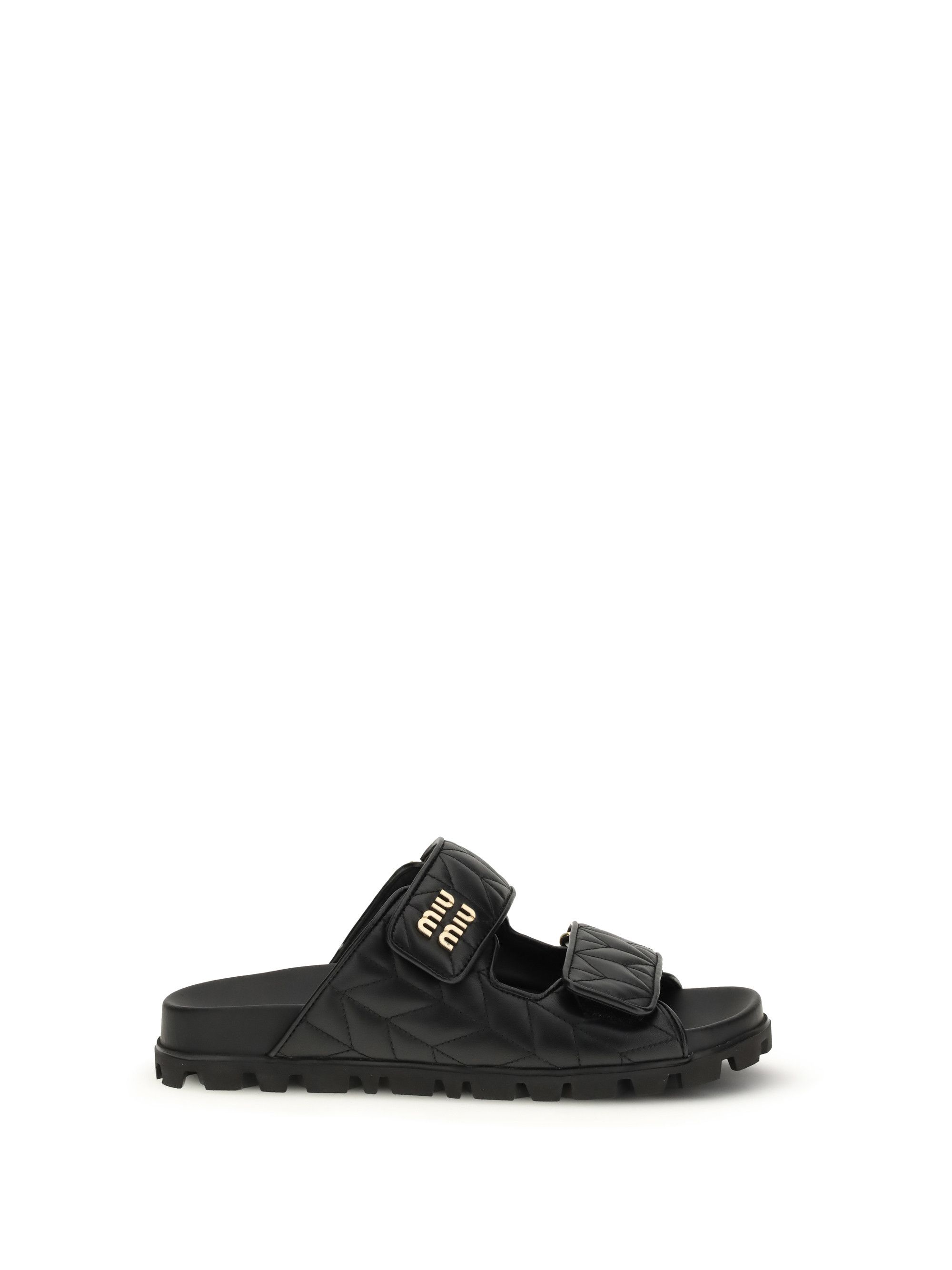 Miu Miu Nappa leather Slippers Size US 8.5 / IT 38.5 - 1 Thumbnail