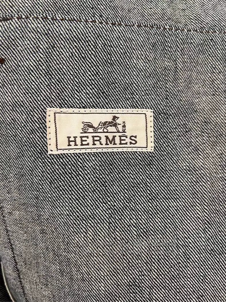 Hermes Hermes Spur Embroidered Denim Jacket Size US S / EU 44-46 / 1 - 5 Thumbnail