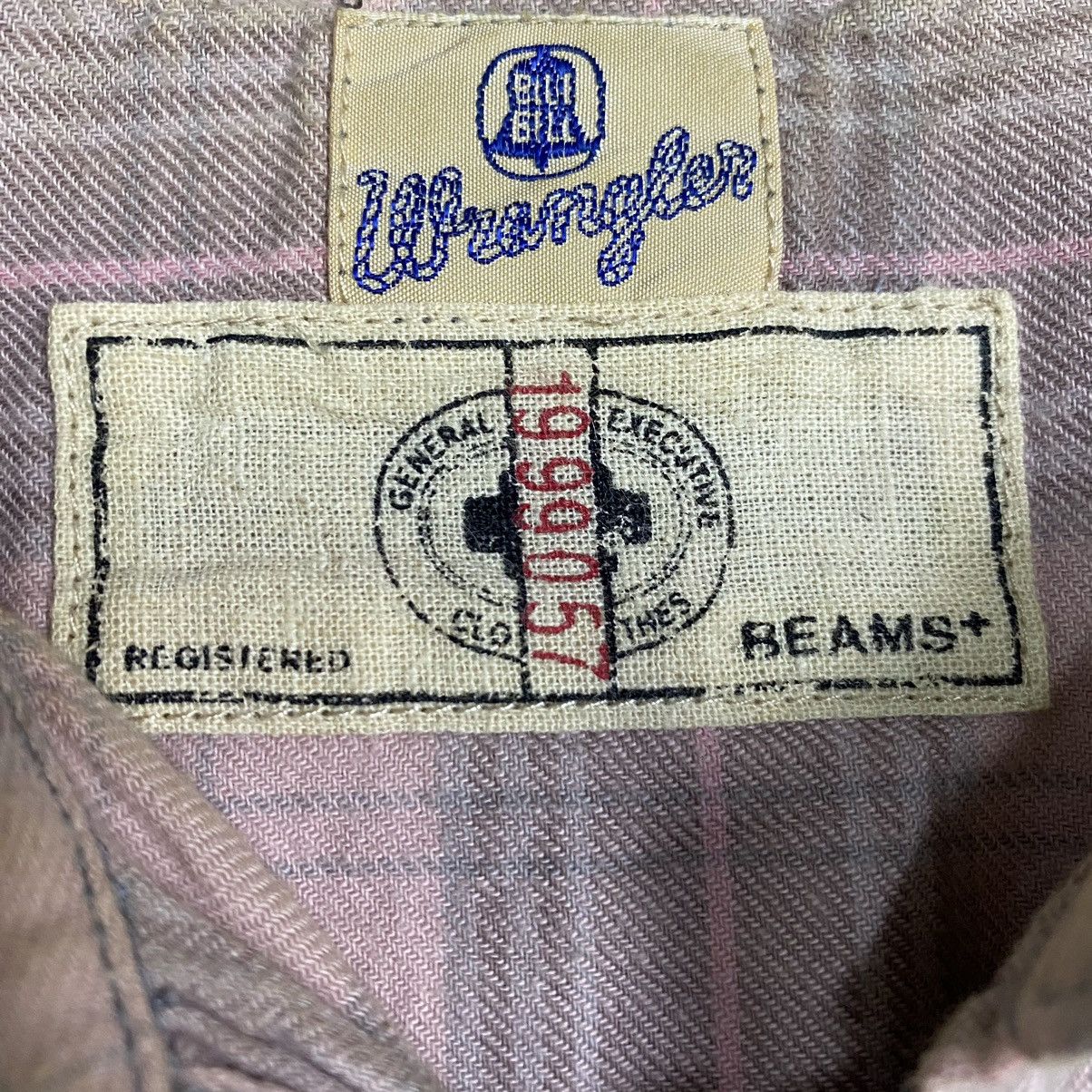 Beams Plus × Flannel × Wrangler Vintage Wrangler Blue Bell X Beams Plus western flannel Size US M / EU 48-50 / 2 - 11 Thumbnail