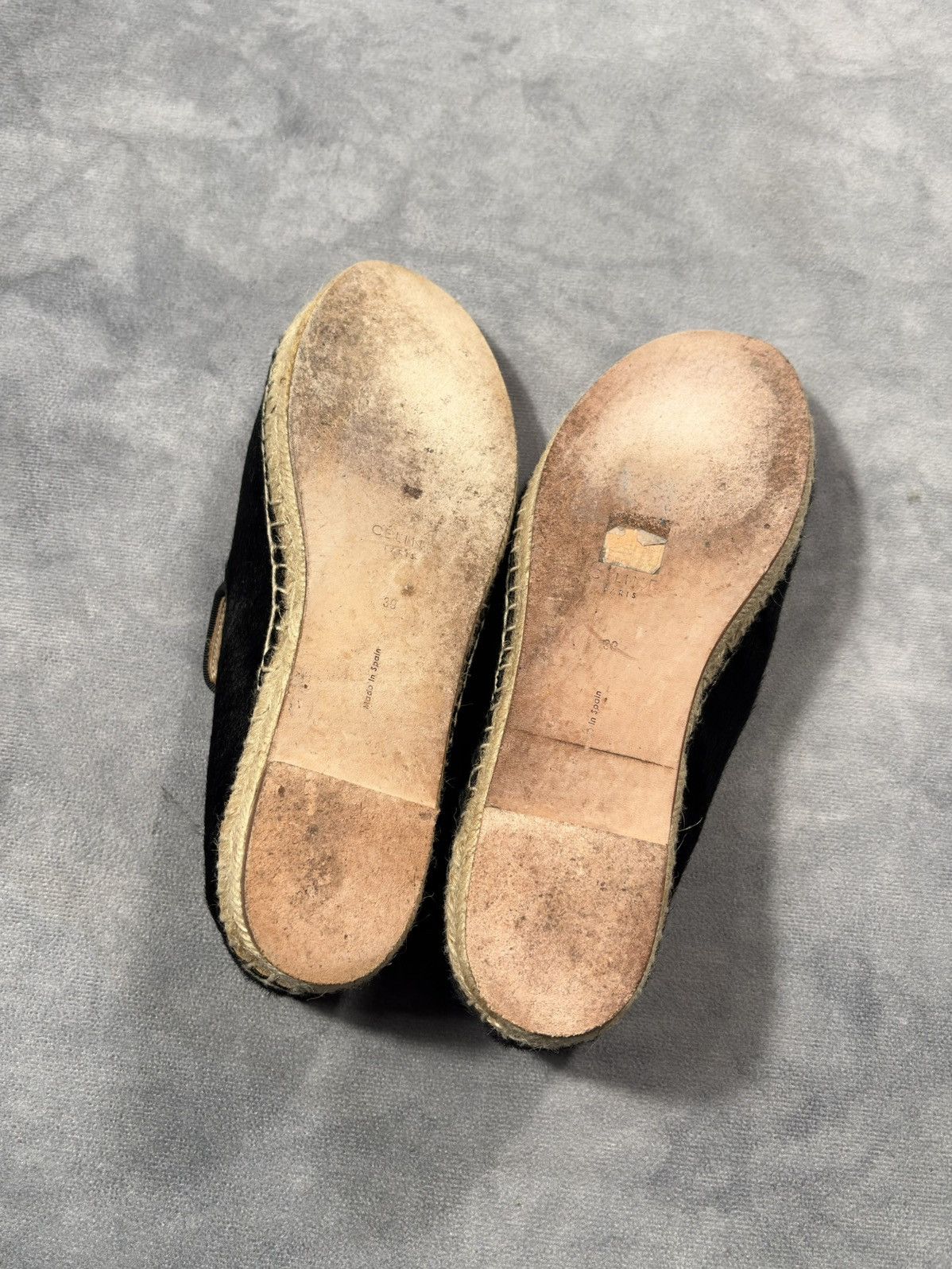 Celine RARE CELINE BY PHOEBE PHILO Archive Pony Hair Shoes Size US 9 / IT 39 - 9 Thumbnail