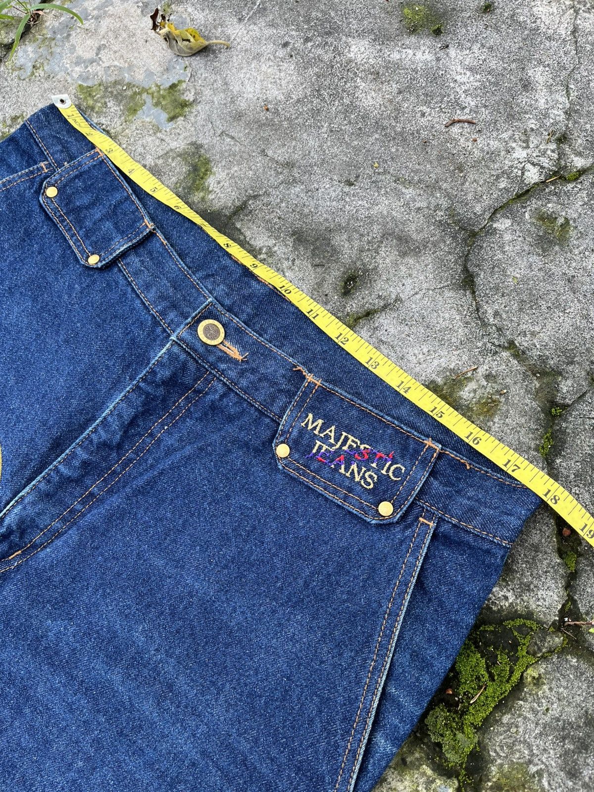 Majestic Vtg Majestic Japan Blue Jeans Size US 34 / EU 50 - 10 Thumbnail