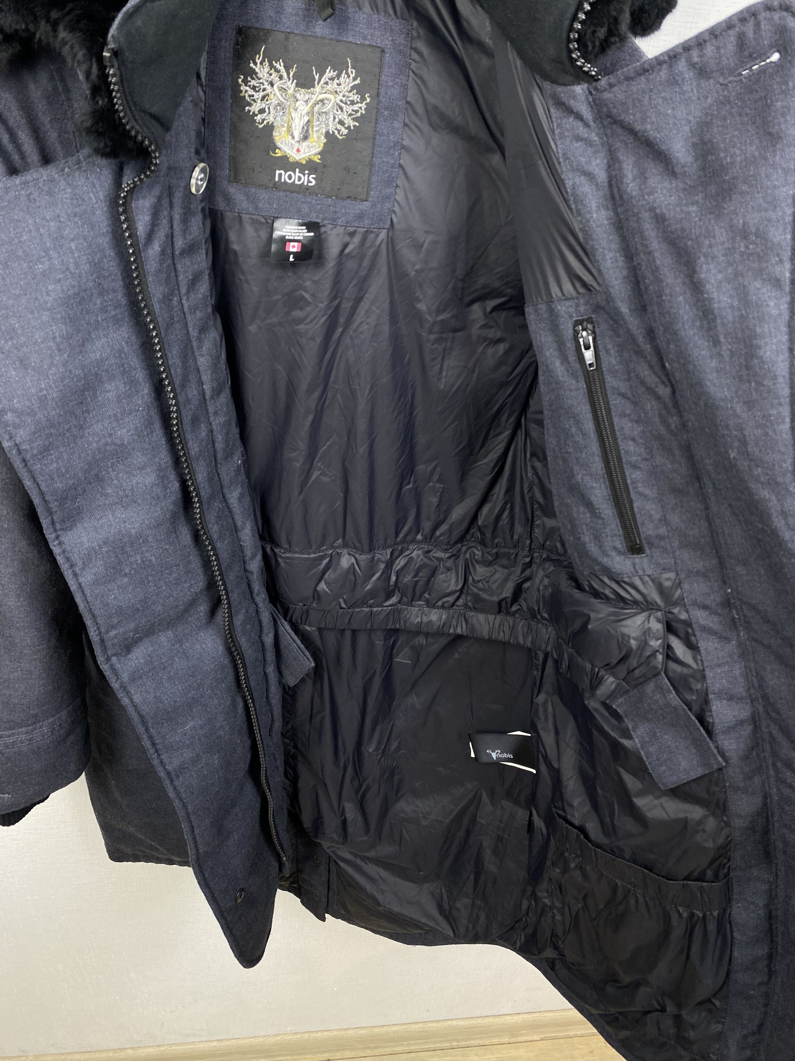 Nobis Nobis Canada Down Ursula Women's Double Breasted Coat size L Size L / US 10 / IT 46 - 14 Thumbnail