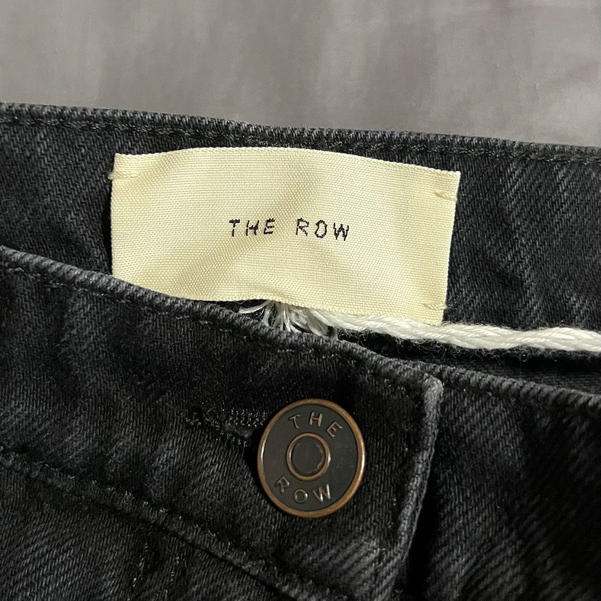 The Row The Row Black Dan Flared Jeans Size US 32 / EU 48 - 3 Thumbnail
