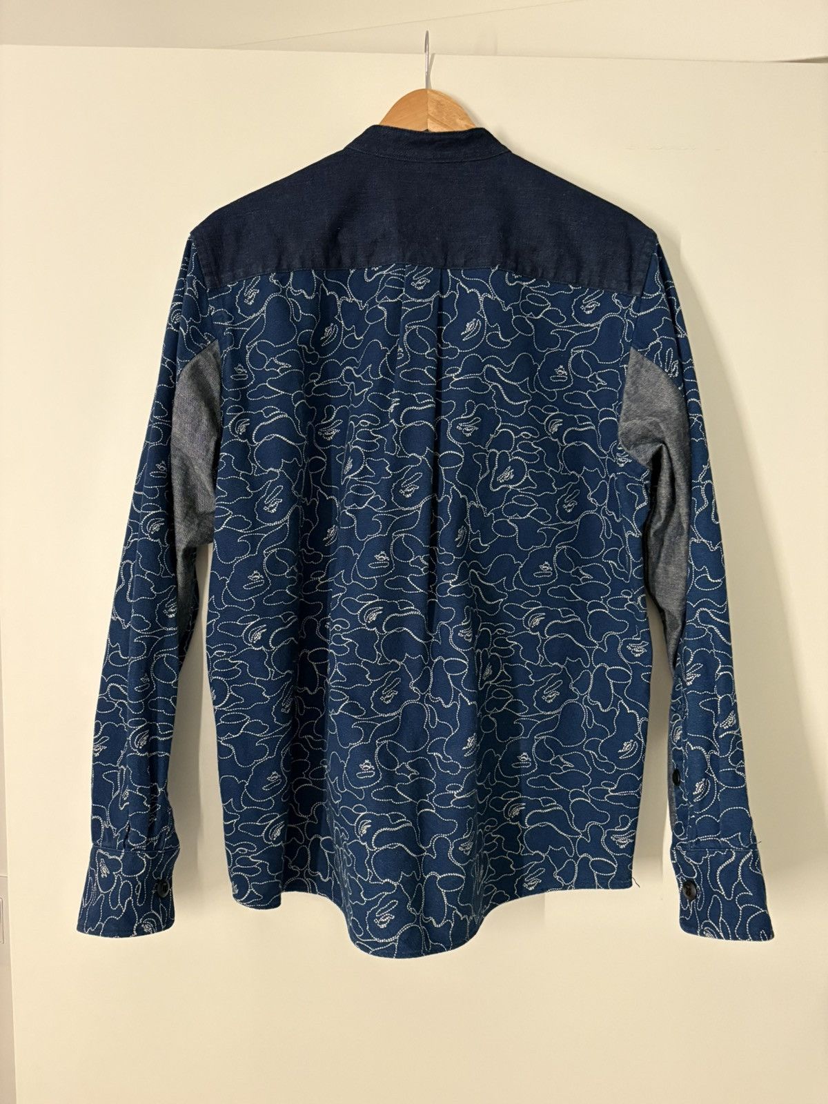 Bape A Bathing Ape Denim Jacket Size US L / EU 52-54 / 3 - 4 Thumbnail
