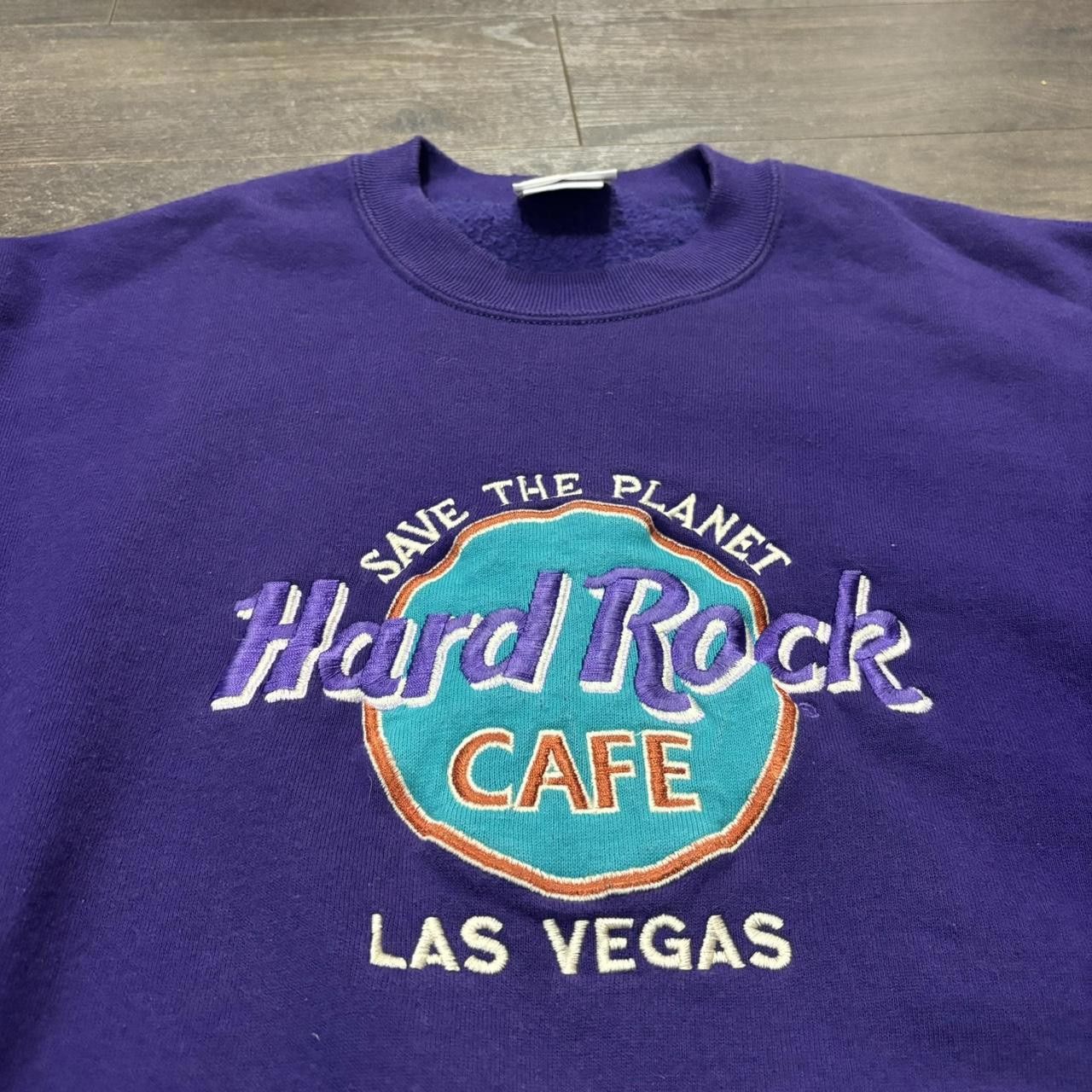 Hard Rock Cafe Vintage Hard Rock Cafe Las Vegas Crewneck Sweatshirt 90s L Size US L / EU 52-54 / 3 - 2 Thumbnail