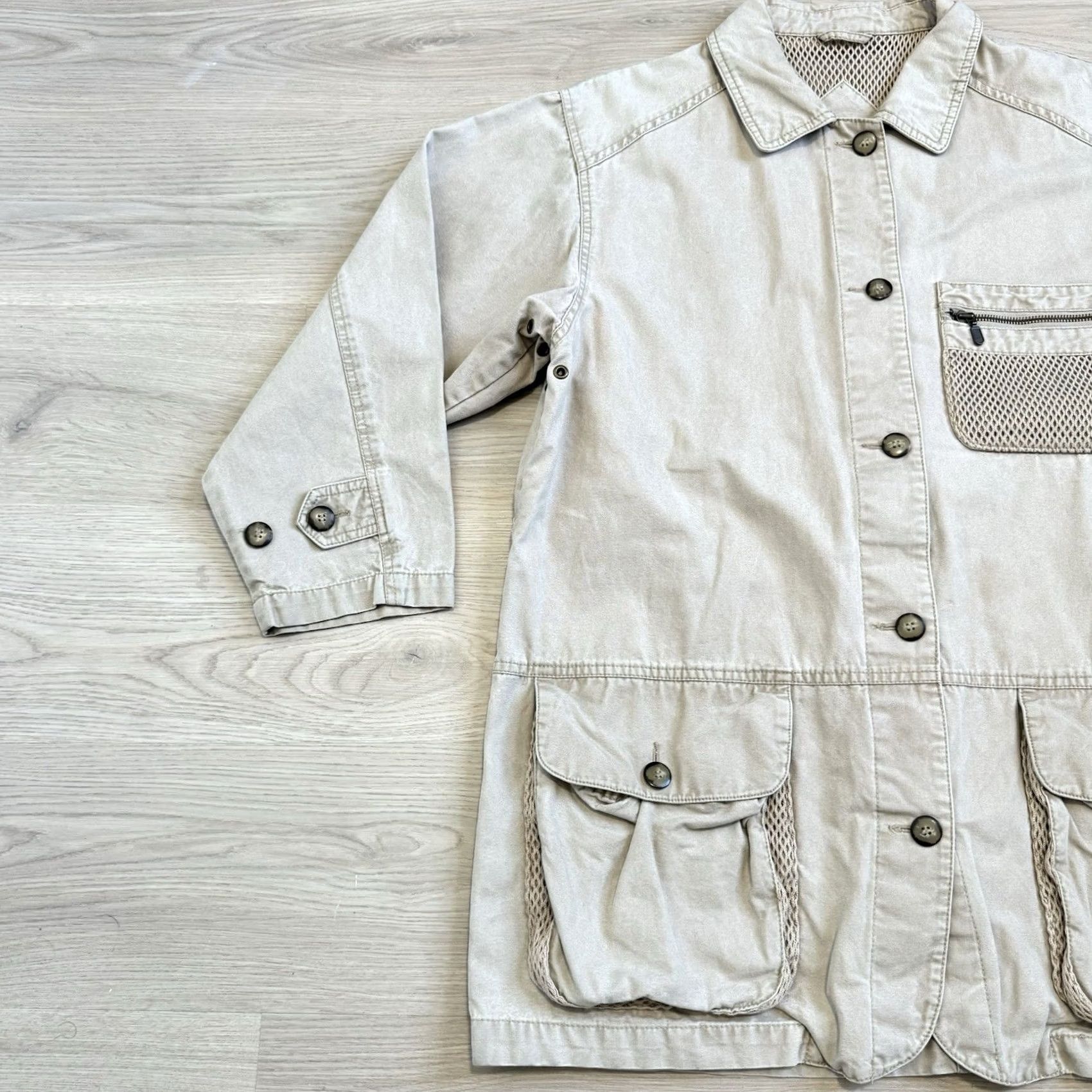 Eddie Bauer Vintage Eddie Bauer Jacket L Khaki Utility Hunting Safari With Multiple Pockets Size US L / EU 52-54 / 3 - 3 Thumbnail