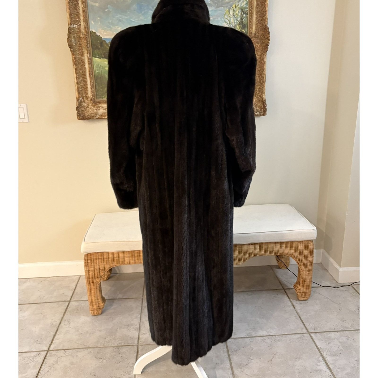Vintage Vintage Guy Laroche Vintage Full Length Ranch Mink Coat Size M / US 6-8 / IT 42-44 - 10 Thumbnail
