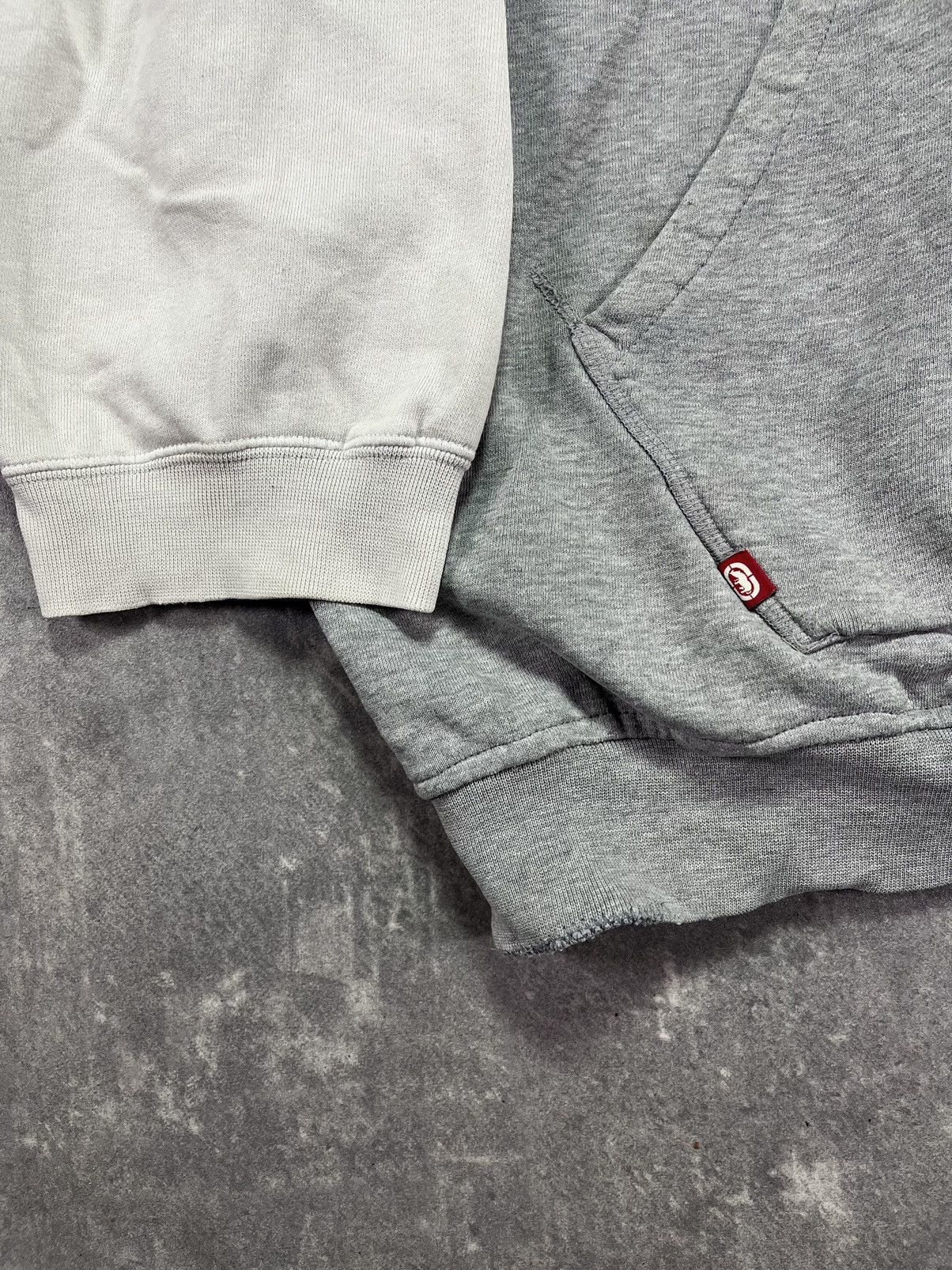 Ecko Unltd. Ecko Unltd. Big Logo Mega Baggy Boxy Colourblock Hoodie XXL Size US XXL / EU 58 / 5 - 5 Thumbnail