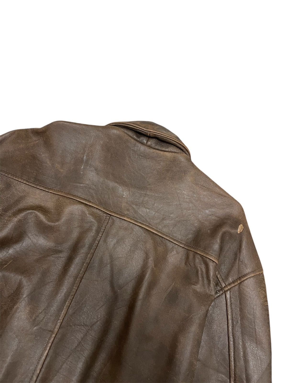 Leather Vintage Neo Blood Patches Leather Flight Jacket Size US M / EU 48-50 / 2 - 8 Thumbnail