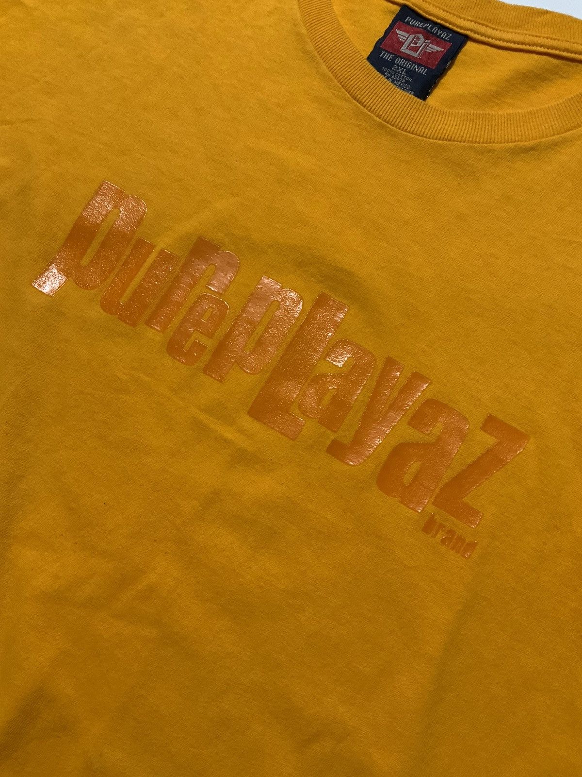 Vintage Vintage Y2K Pure Playaz Brand The Original Hip Hop T-Shirt Size US XXL / EU 58 / 5 - 8 Thumbnail
