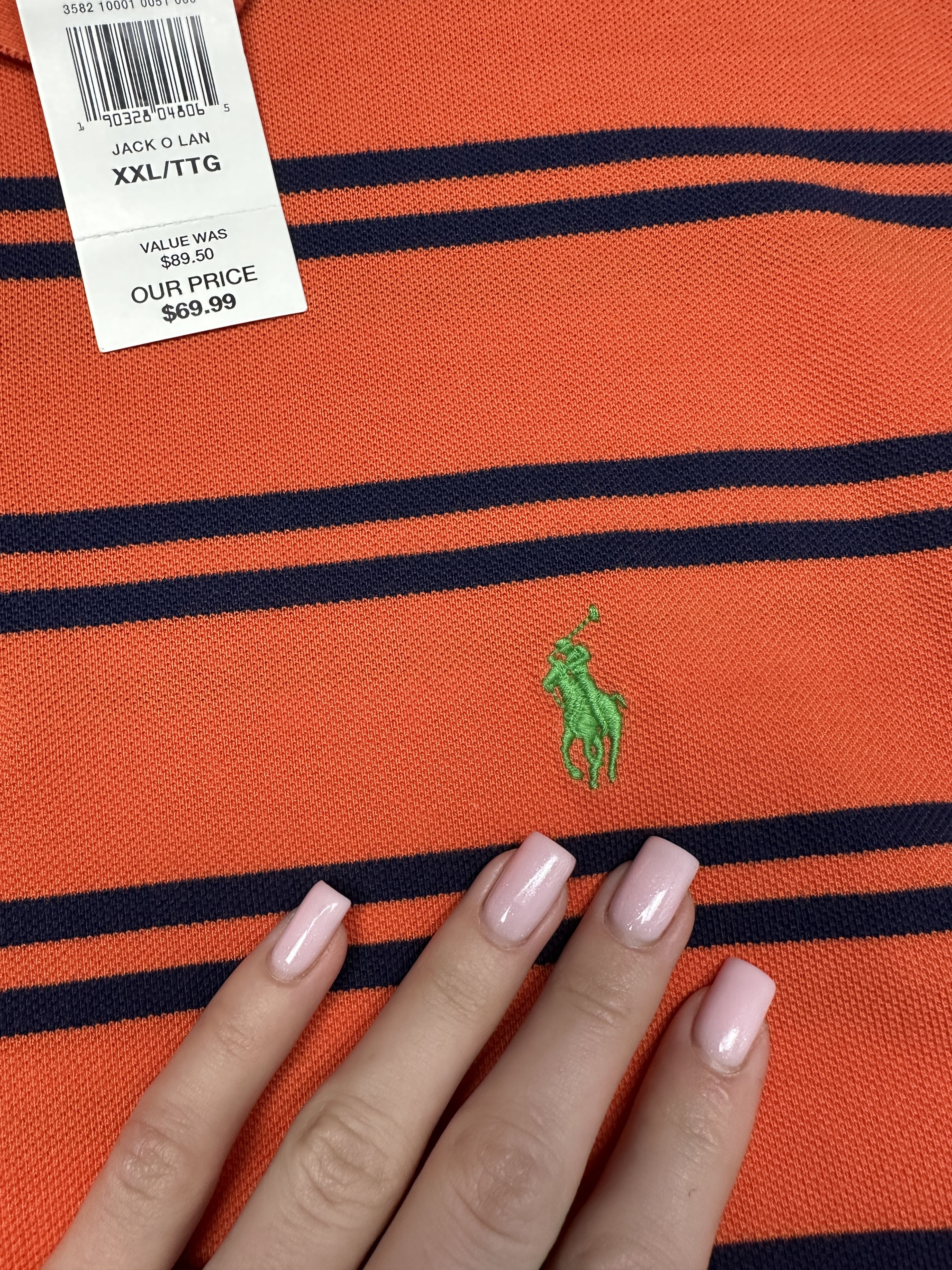Polo Ralph Lauren NEW Polo Ralph Lauren Mens Striped Polo Shirt Size US XXL / EU 58 / 5 - 3 Thumbnail
