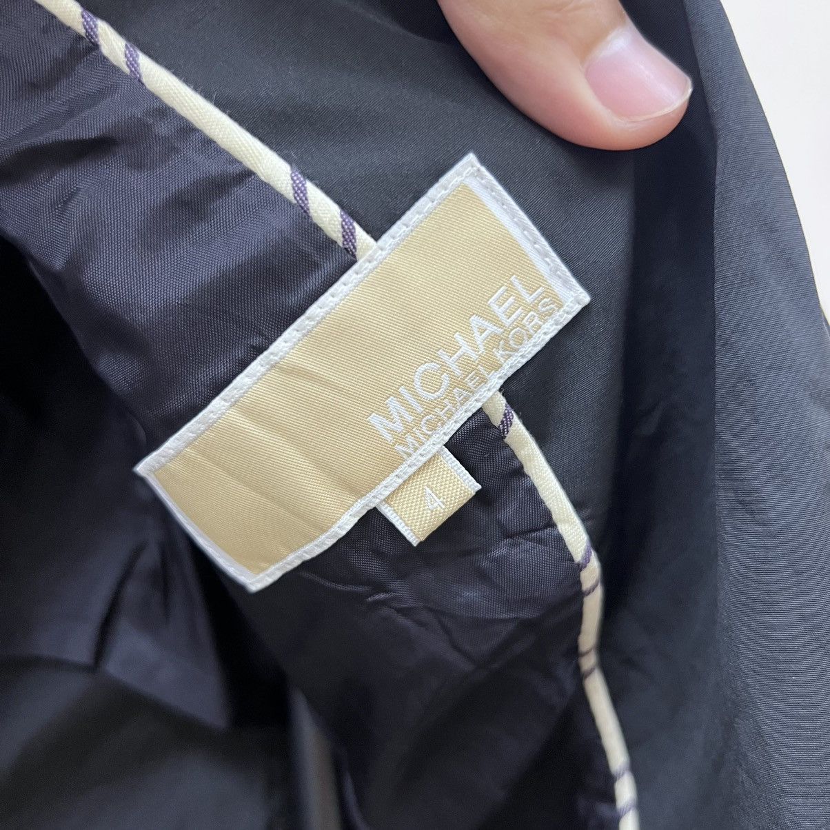 Michael Kors Michael Kors Black Trench Coat Long Jacket black Size XS / US 0-2 / IT 36-38 - 8 Thumbnail