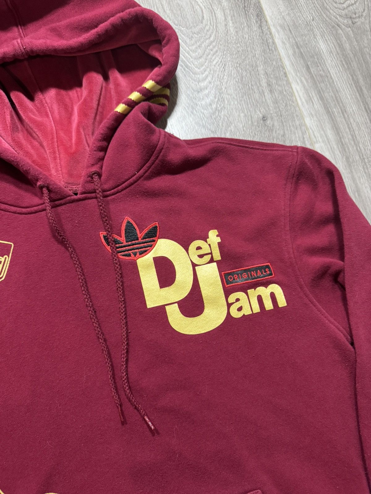 Adidas Adidas Originals X Def Jam Recordings Trefoil Hoodie Size US S / EU 44-46 / 1 - 3 Thumbnail