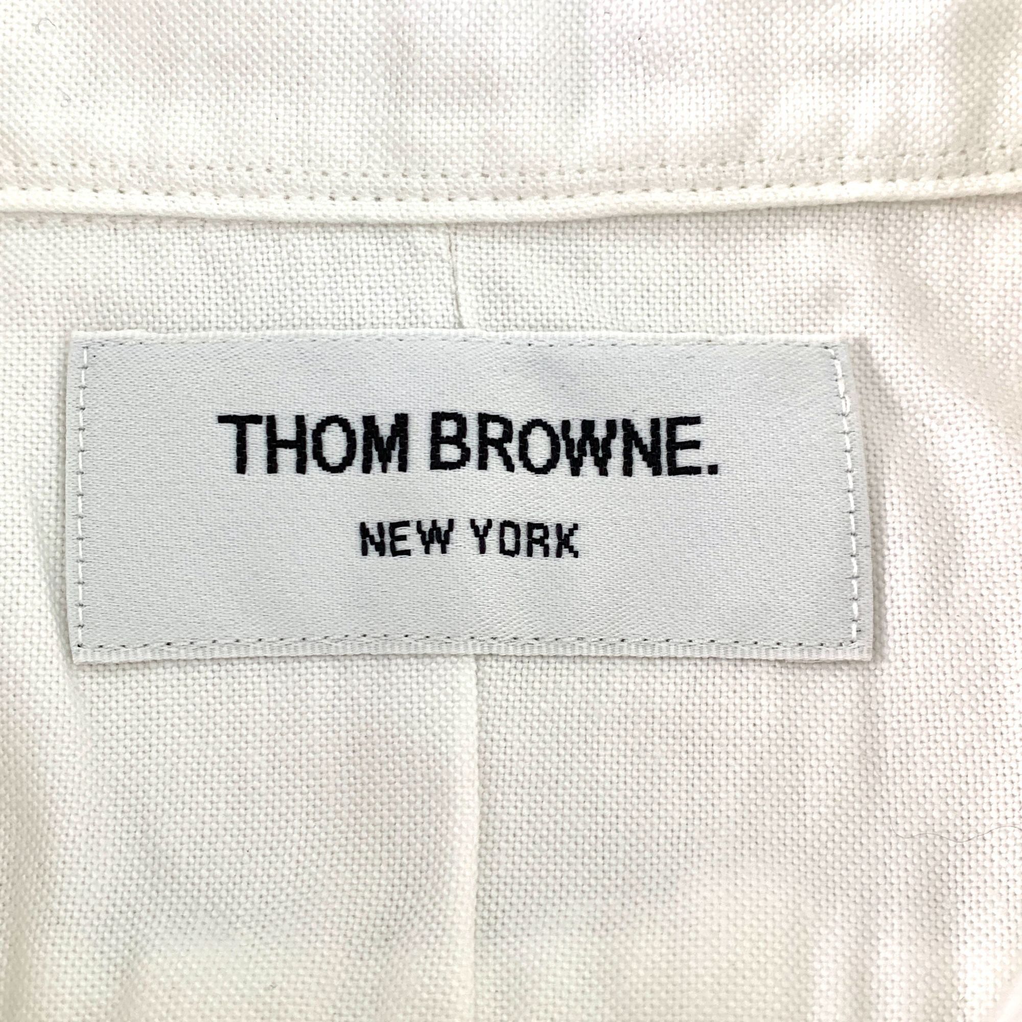 Thom Browne H14267 Thom Browne White Button-Up Shirt Size US S / EU 44-46 / 1 - 6 Thumbnail