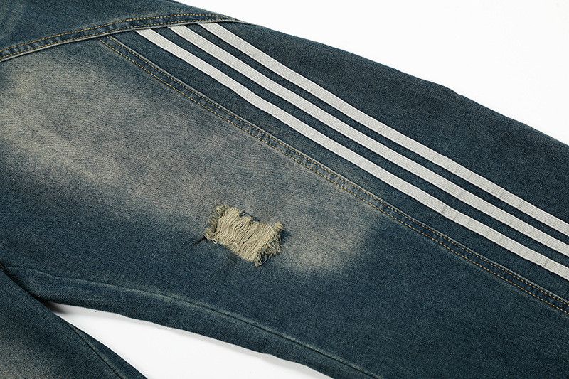 Vintage Men's Japanese-Style Retro Distressed Ripped Jeans Size US 32 / EU 48 - 5 Thumbnail