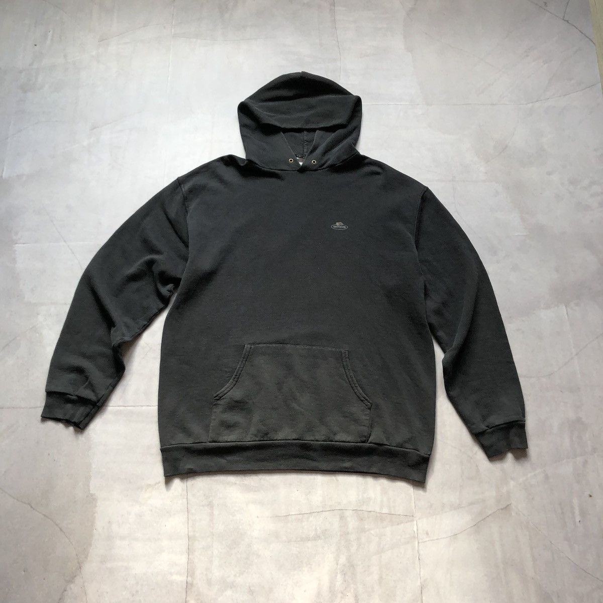 Fruit Of The Loom × Vintage Vintage Hoodie Fruit Of The Loom hoodie BLANK KANYE VIBE Size US XL / EU 56 / 4 - 1 Thumbnail