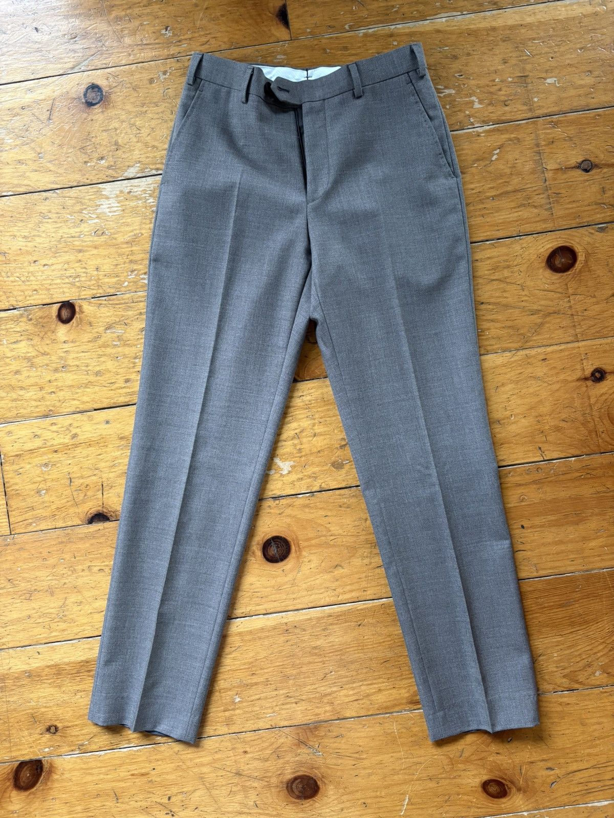 Suitsupply SuitSupply Taupe Straight Leg Tailored Pants Size 34R - 1 Thumbnail