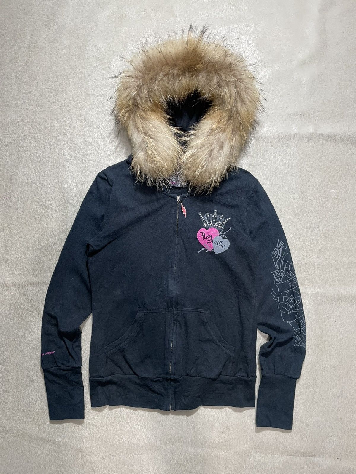 If Six Was Nine Brown Sugar Japan Faux Fur zip Hoodie gothic ifsix lgb style Size S / US 4 / IT 40 - 1 Thumbnail