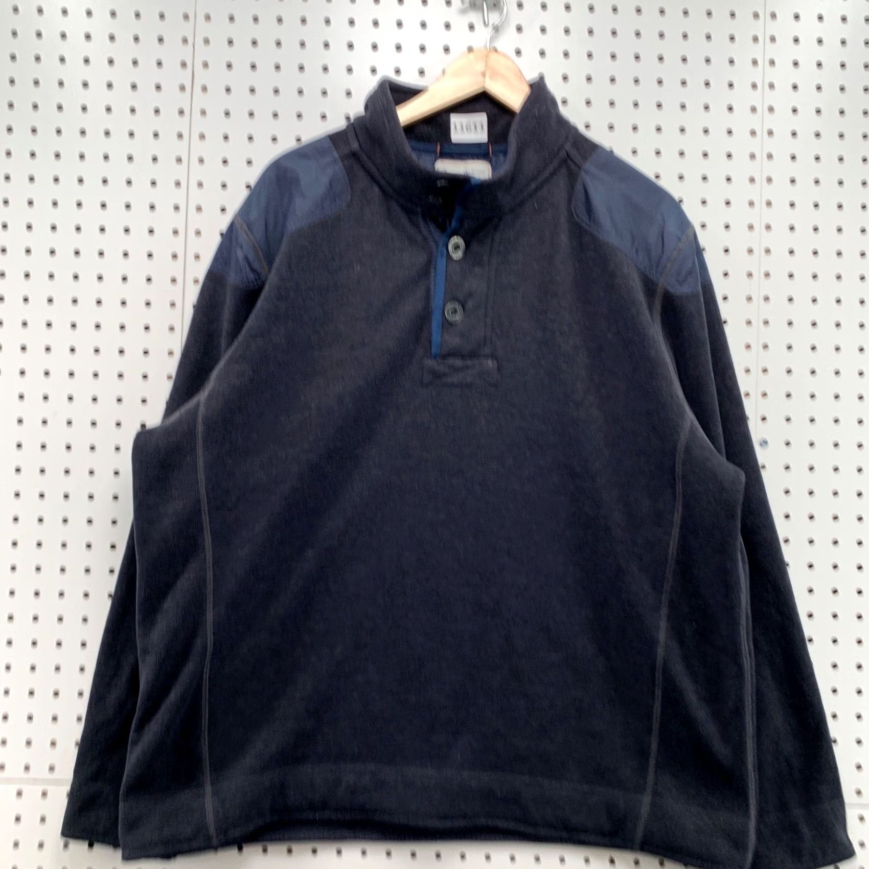 Tommy Bahama Tommy Bahama Sweater XL Gray Fleece 1/4 Button Pullover Mens Casual Size US XL / EU 56 / 4 - 2 Thumbnail