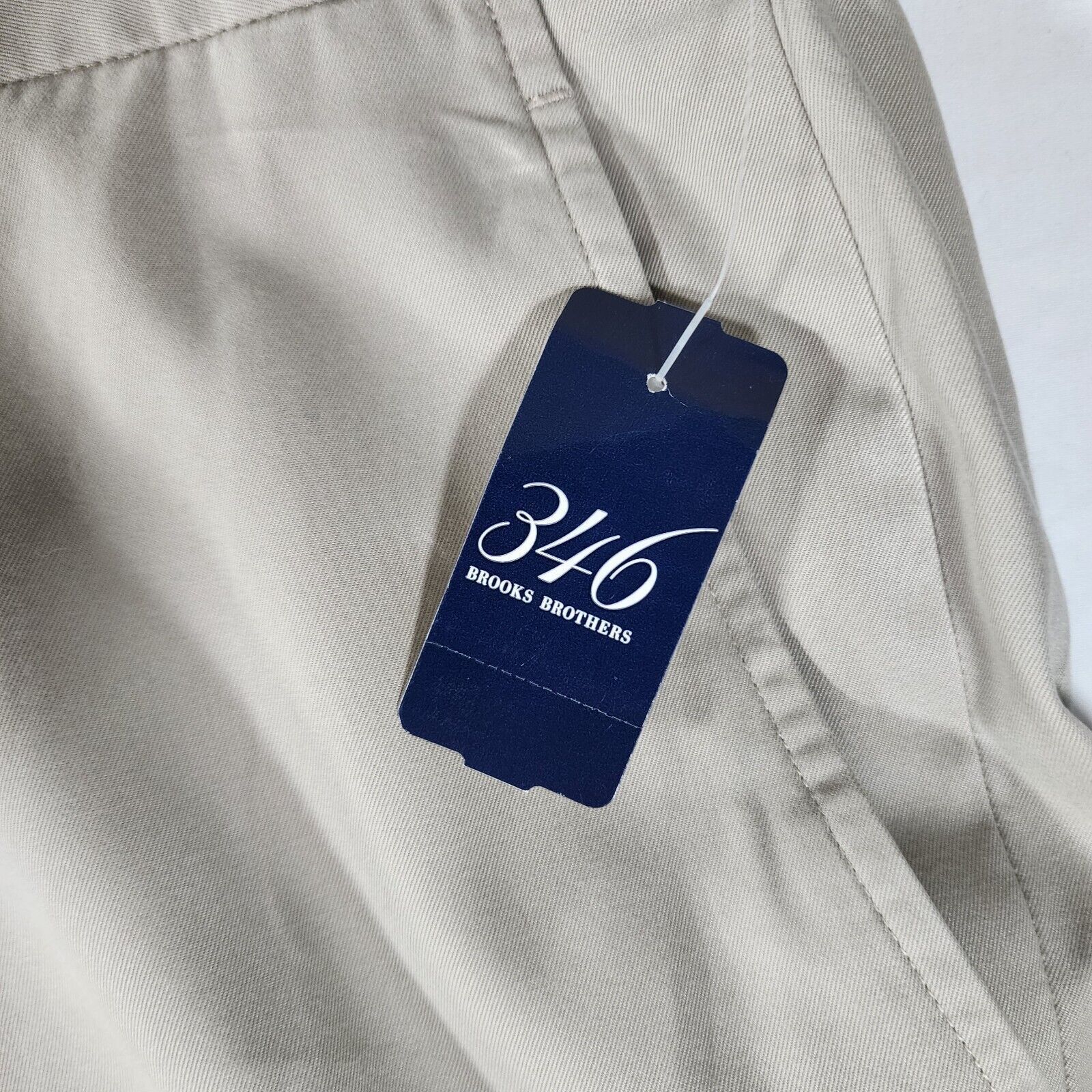 Brooks Brothers NWT Brooks Brothers 346 Pants Men 38x34 Beige Cotton Pleated Size US 38 / EU 54 - 4 Thumbnail