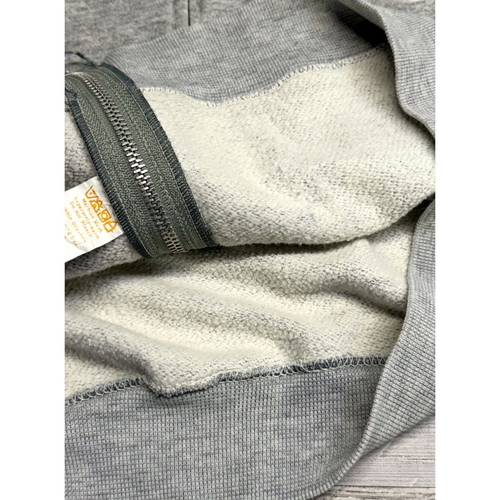 Vintage Vintage Blank Hoodie Mens Large Heather Gray Full Zip USA Made Sweatshirt Size US L / EU 52-54 / 3 - 4 Thumbnail