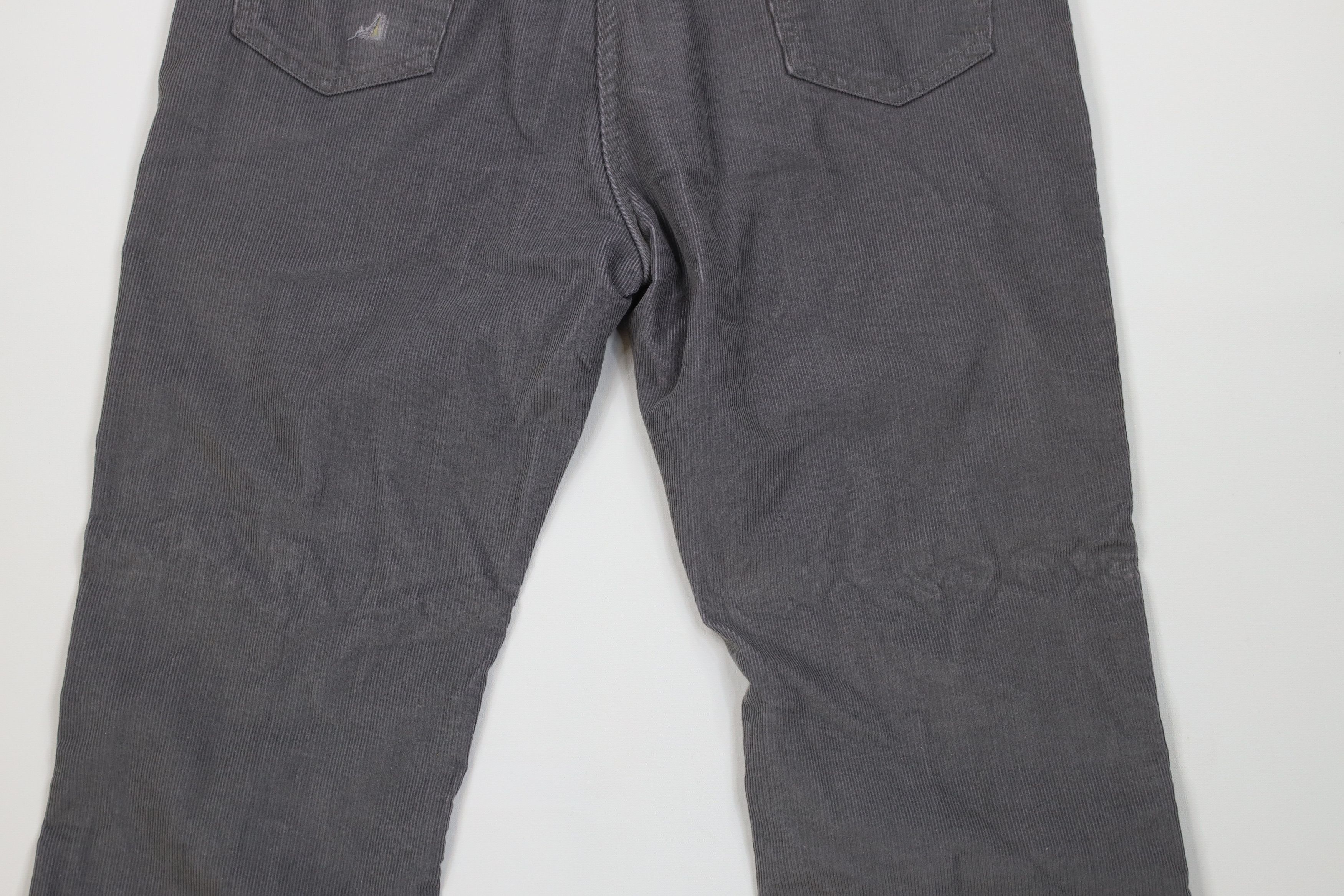 Vintage Vintage 70s Streetwear Straight Leg Corduroy Pants Gray USA Size US 38 / EU 54 - 13 Thumbnail