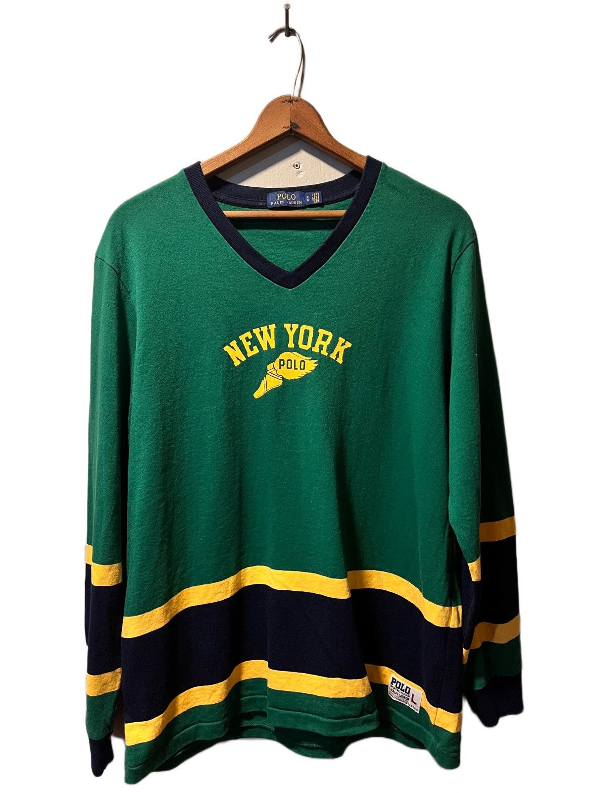 Polo Ralph Lauren Polo sport by Ralph Lauren NY state champs hockey jersey Size US L / EU 52-54 / 3 - 1 Thumbnail