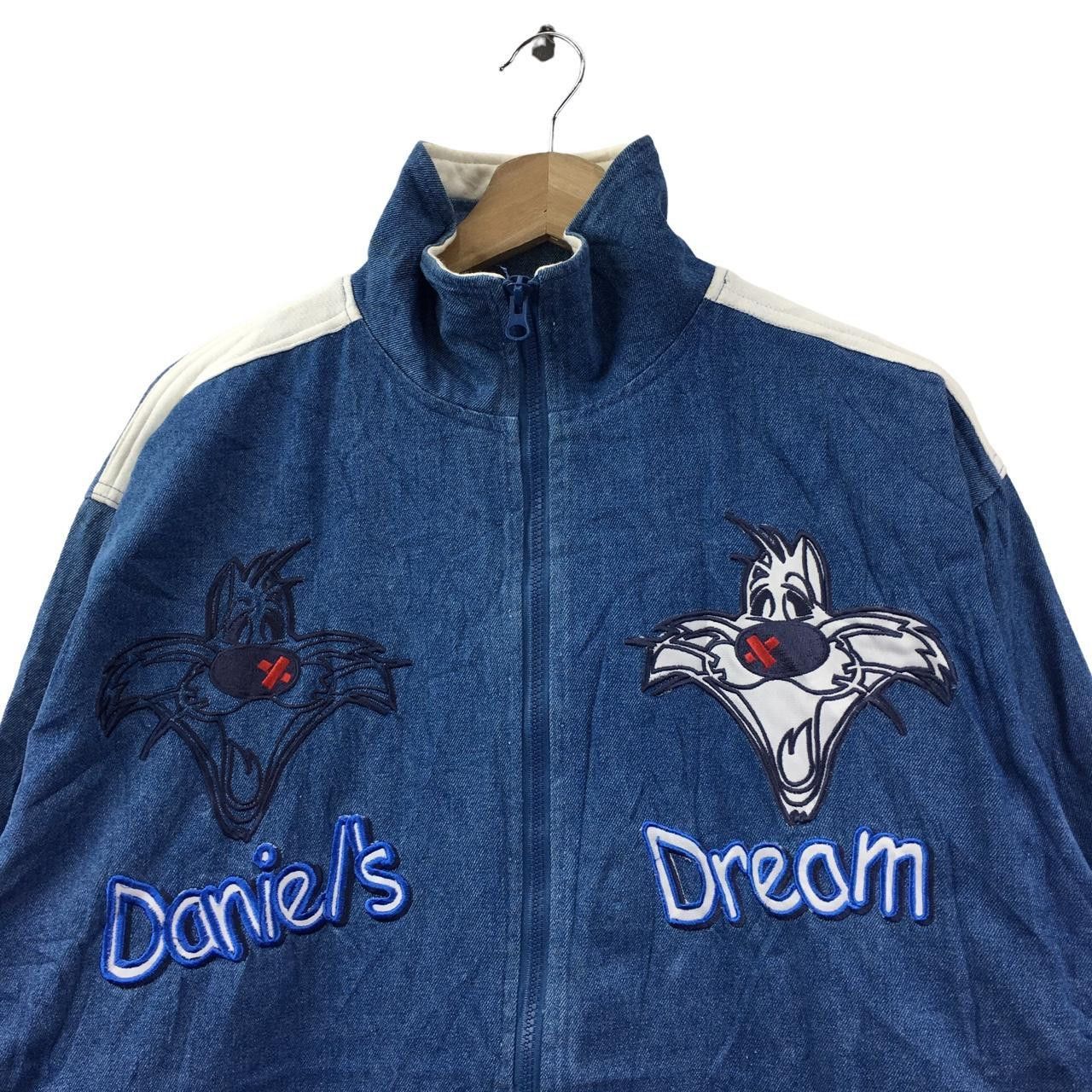 Vintage Vtg NEW YORK CLUB Daniels Dream Cat Cartoon Jacket Size XL / US 12-14 / IT 48-50 - 2 Thumbnail