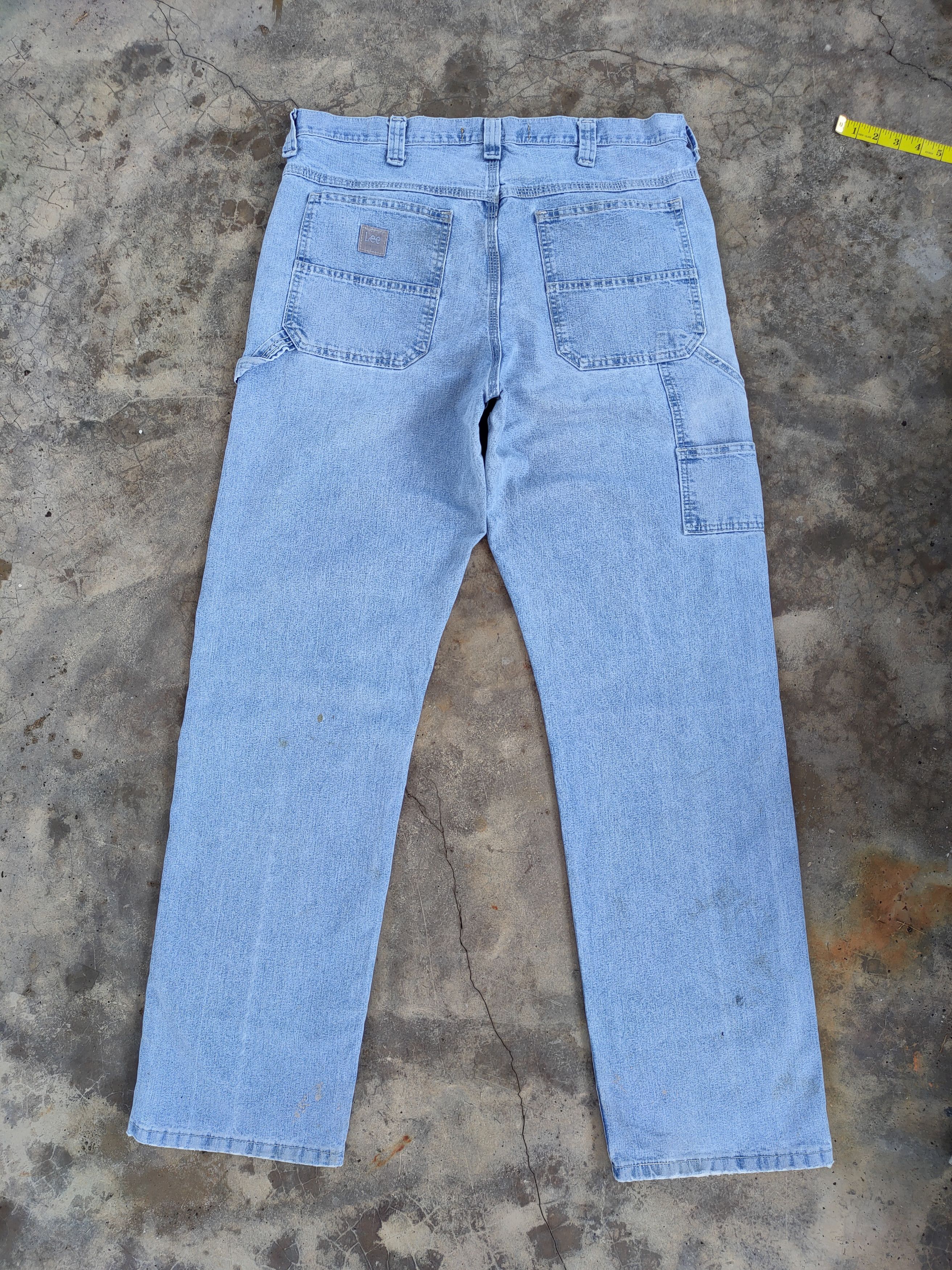 Lee VINTAGE LEE CARPENTER FADED JEANS DENIM PANTS Size US 38 / EU 54 - 1 Thumbnail