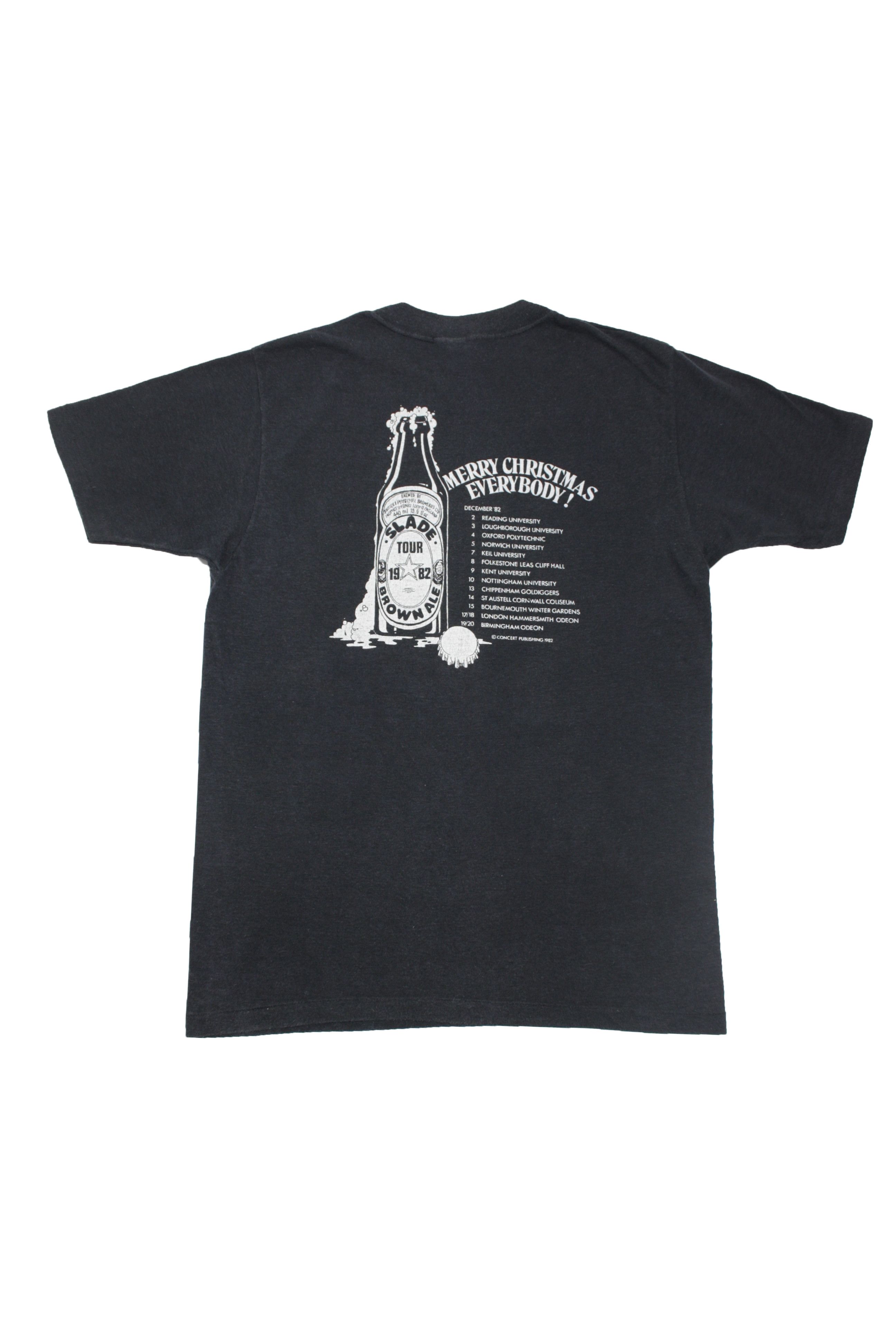 Band Tees × Vintage Slade On Stage 1982 Album Promo Christmas Tour T-Shirt Size L / US 10 / IT 46 - 3 Thumbnail