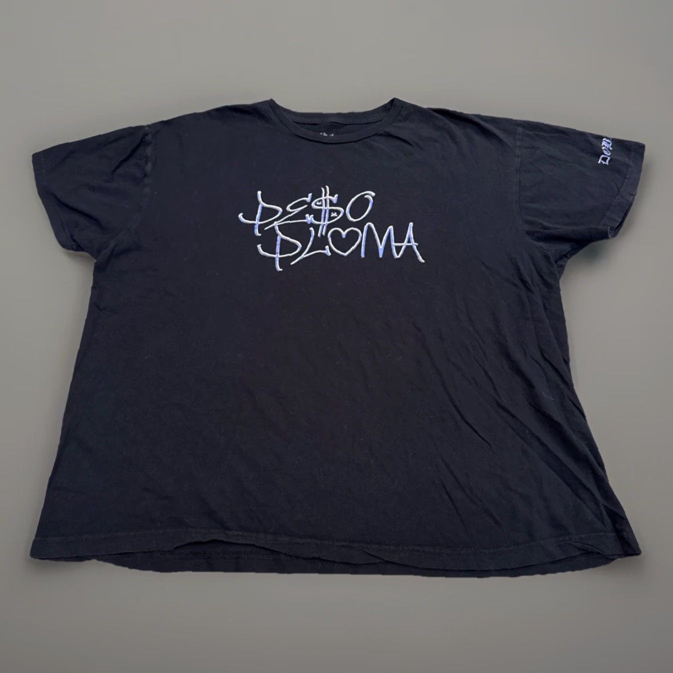 Vintage Peso Pluma Concert Shirt 2XL Unisex T-Shirt Black Graphic Print Double Sided 2023 Tour Merch Official Doble P Size US XXL / EU 58 / 5 - 2 Thumbnail