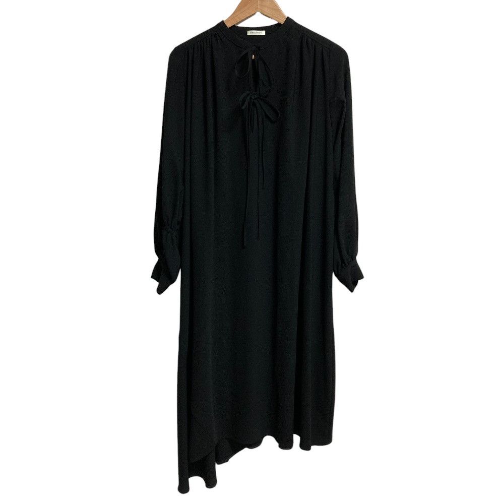 Other Other THE IRON BOW-FRONT ASYMMETRY Onepiece Triacetate Long Sleeve Dress Others Dresses R93167-01 DUTY FREE for USA Size ONE SIZE - 1 Thumbnail