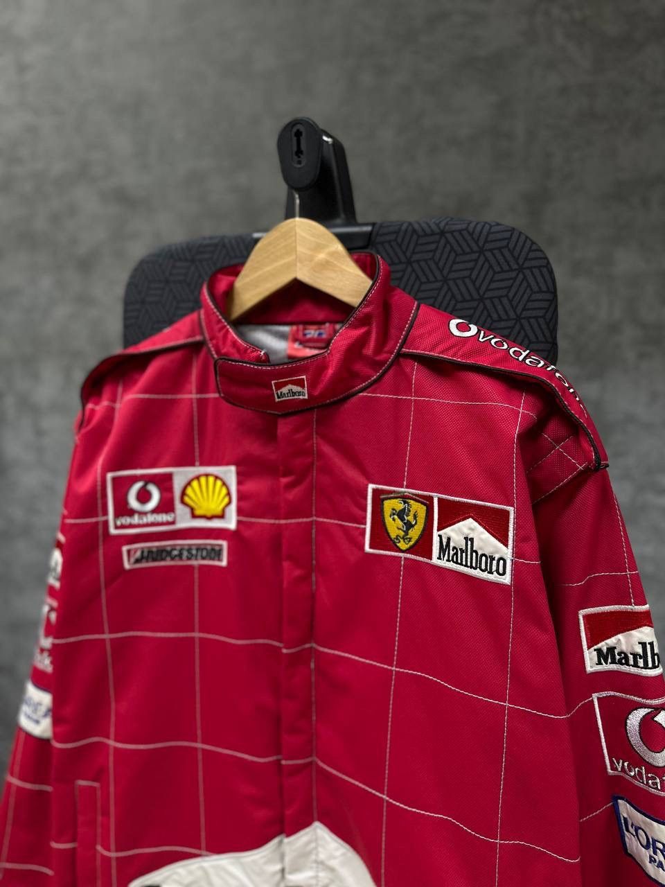 Ferrari × Vintage Vintage Ferarri Marlboro Racing Red Formula Uno Jacket Size US L / EU 52-54 / 3 - 8 Thumbnail