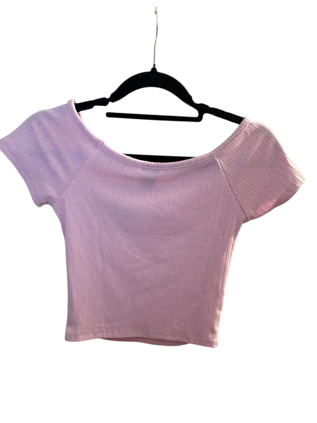Tillys Tilly’s Pink ribbed crop top Size XS / US 0-2 / IT 36-38 - 2 Thumbnail