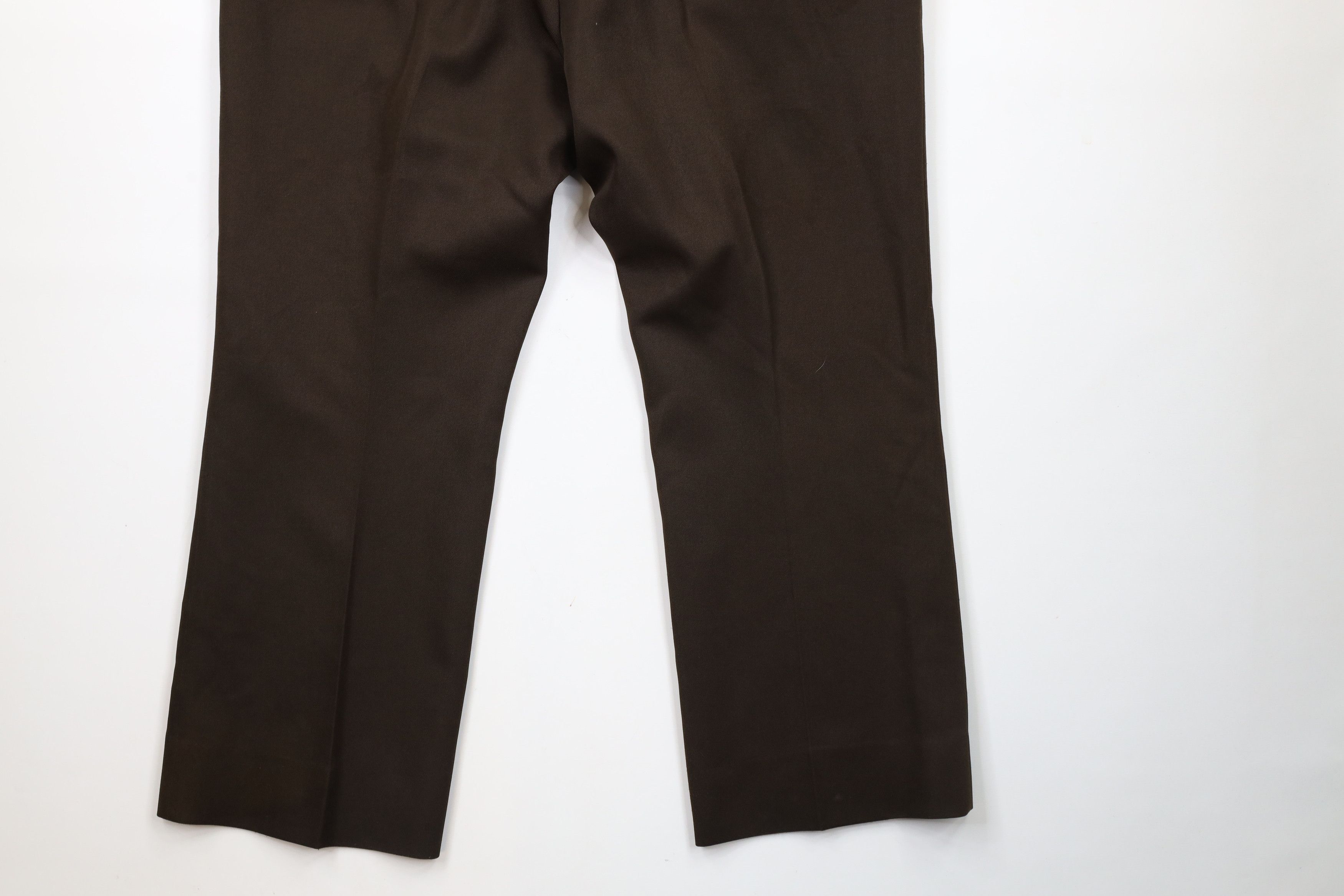 Vintage Vintage 70s Streetwear Bell Bottoms Chino Pants Brown USA Size US 42 / EU 58 - 11 Thumbnail