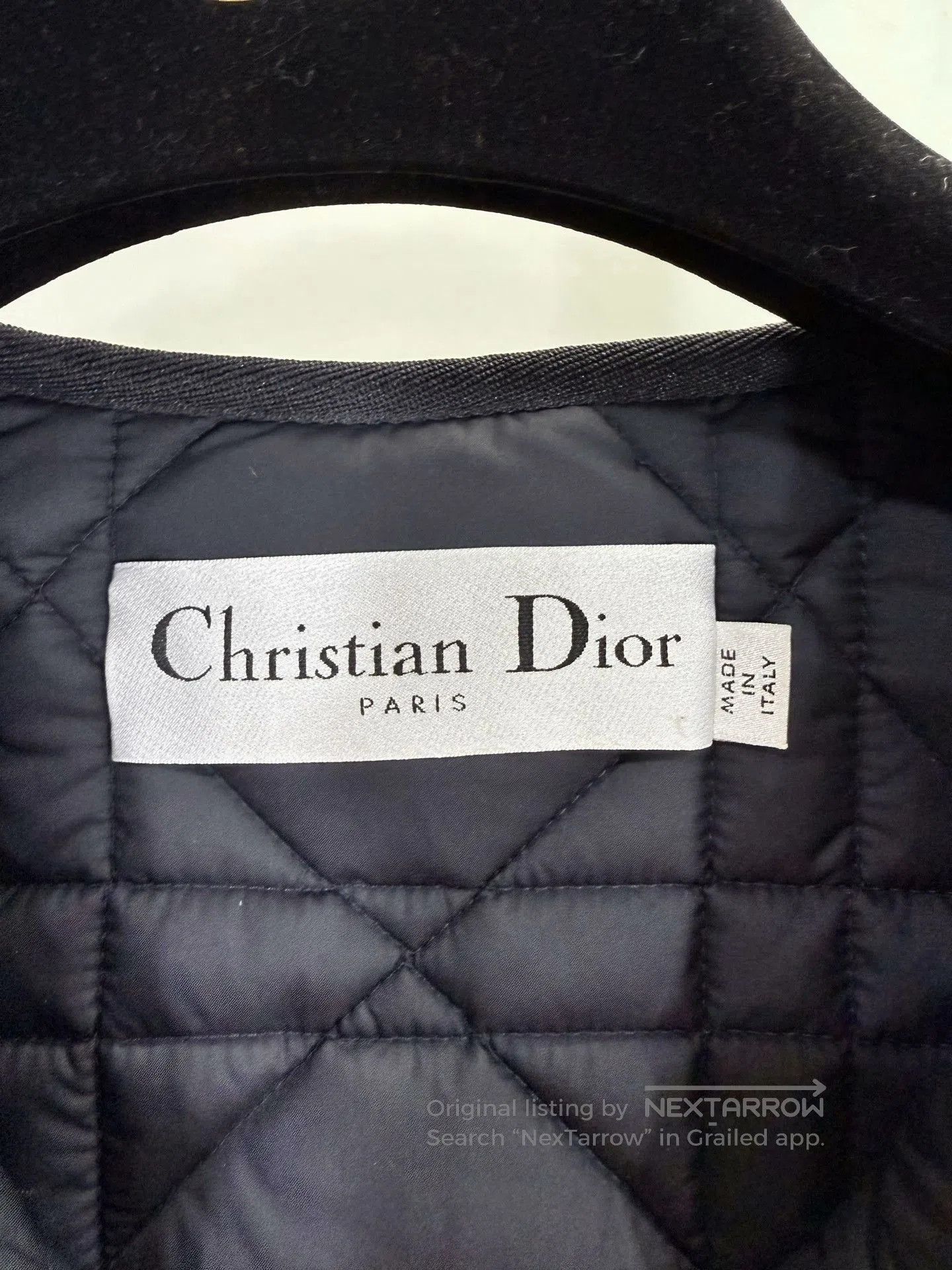 Dior Dior Quilted Cannage Belted Coat. Size XS / US 0-2 / IT 36-38 - 3 Thumbnail