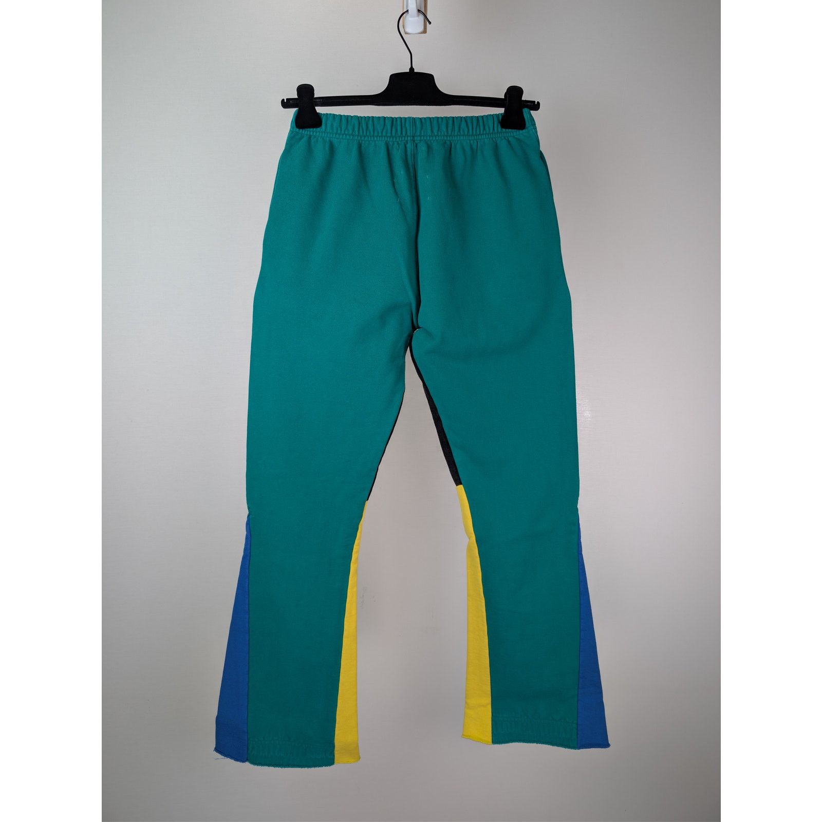 Gallery Dept. o1rshd1 Q:2 / Flared Denim-Panelled Logo-Print Sweatpants Size US 32 / EU 48 - 10 Thumbnail