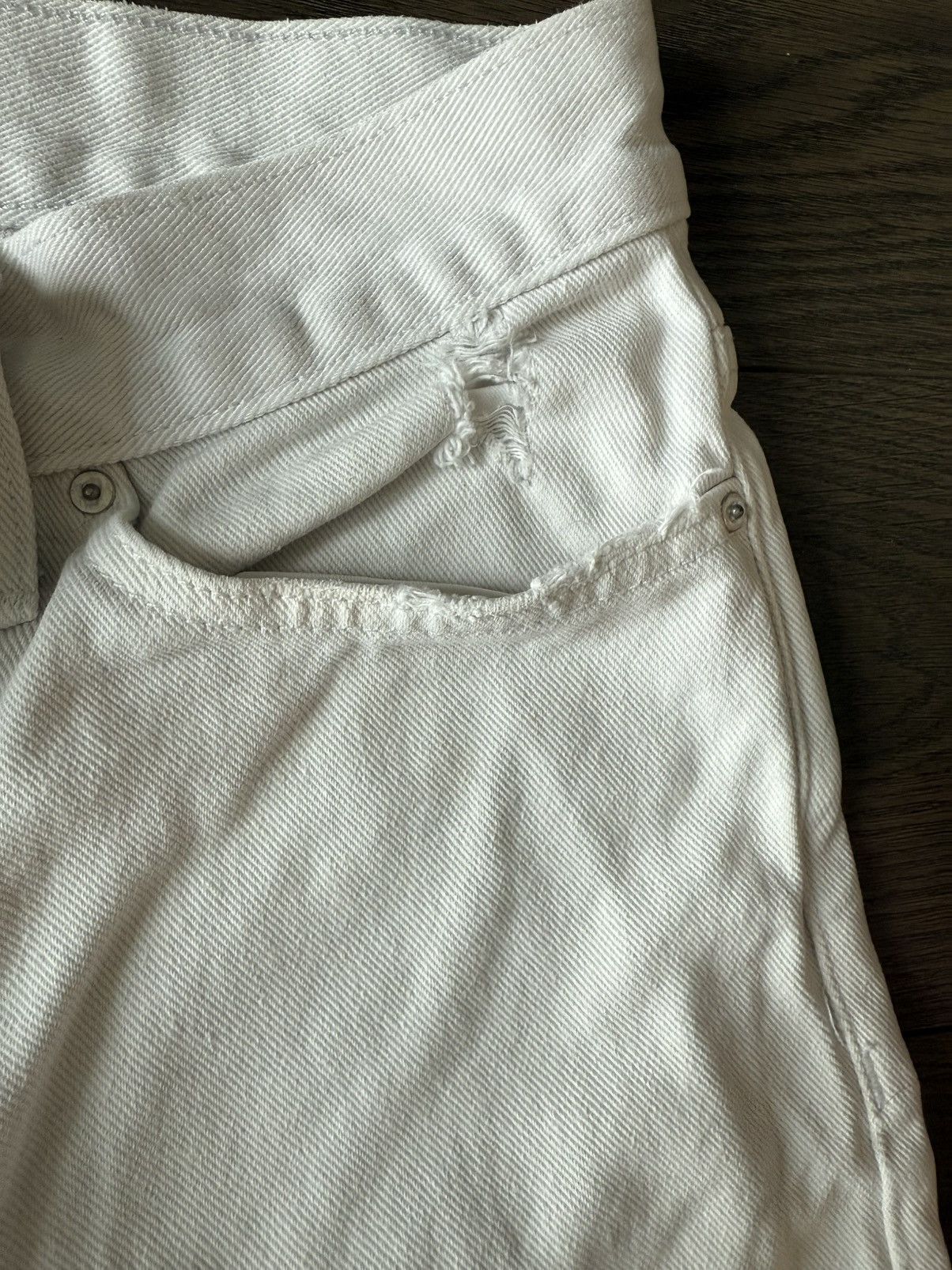Fear of God Fear Of God Men Selvedge Jeans 29x32 White Fourth Collection Size US 29 - 9 Thumbnail